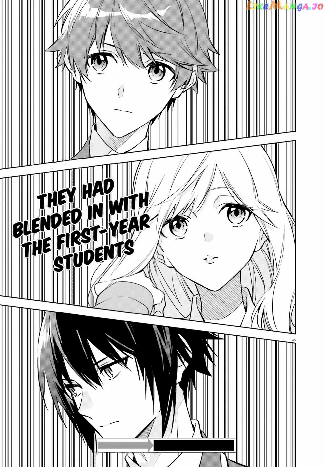 Youkoso Jitsuryoku Shijou Shugi No Kyoushitsu E: 2-Nensei-Hen chapter 1 - page 44