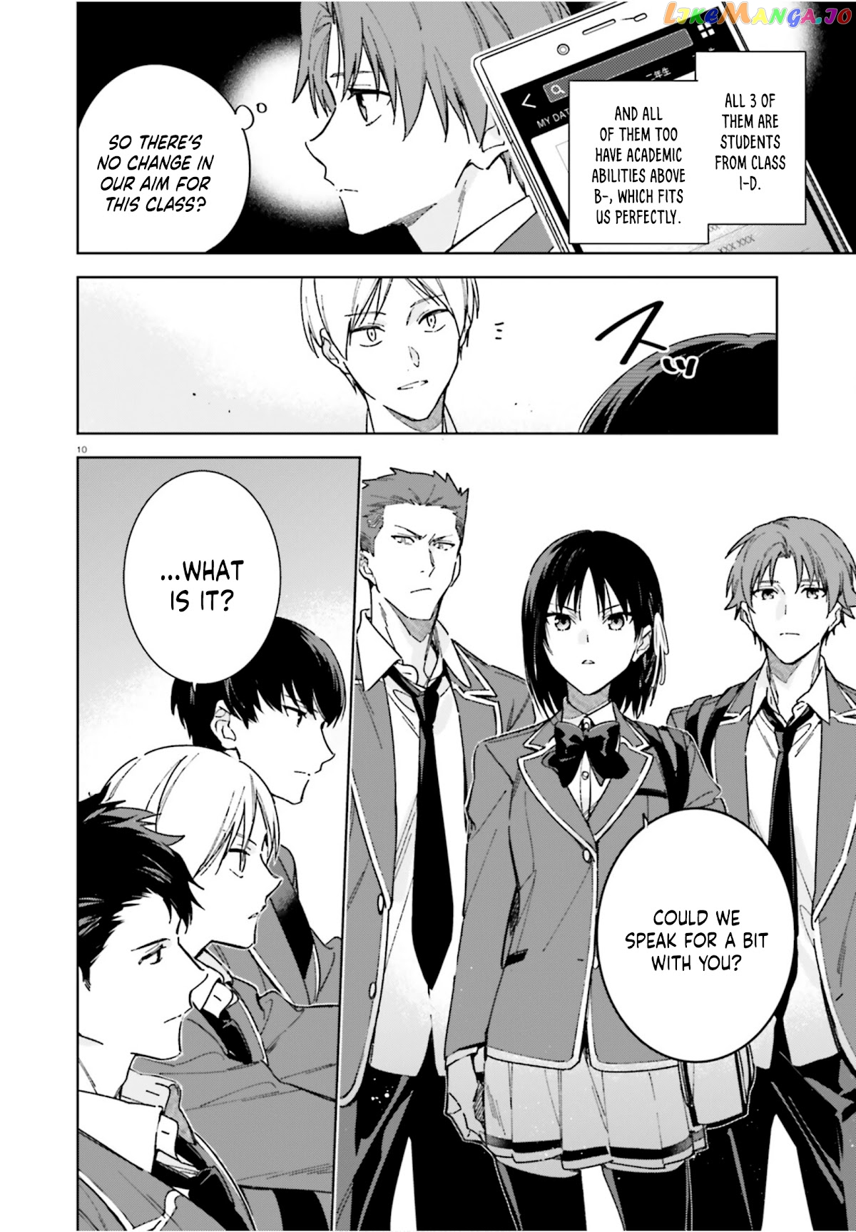 Youkoso Jitsuryoku Shijou Shugi No Kyoushitsu E: 2-Nensei-Hen chapter 4 - page 11