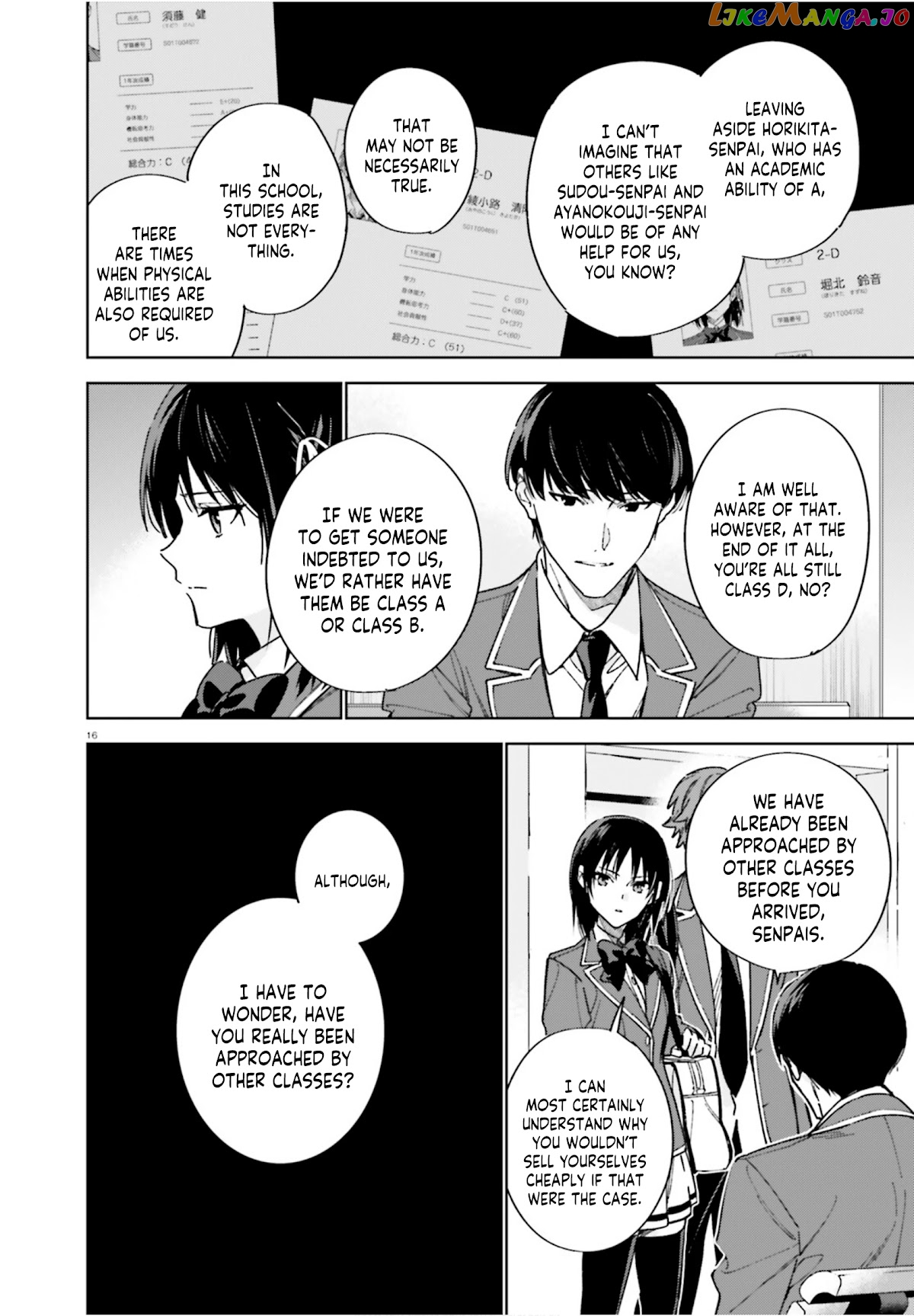Youkoso Jitsuryoku Shijou Shugi No Kyoushitsu E: 2-Nensei-Hen chapter 4 - page 17