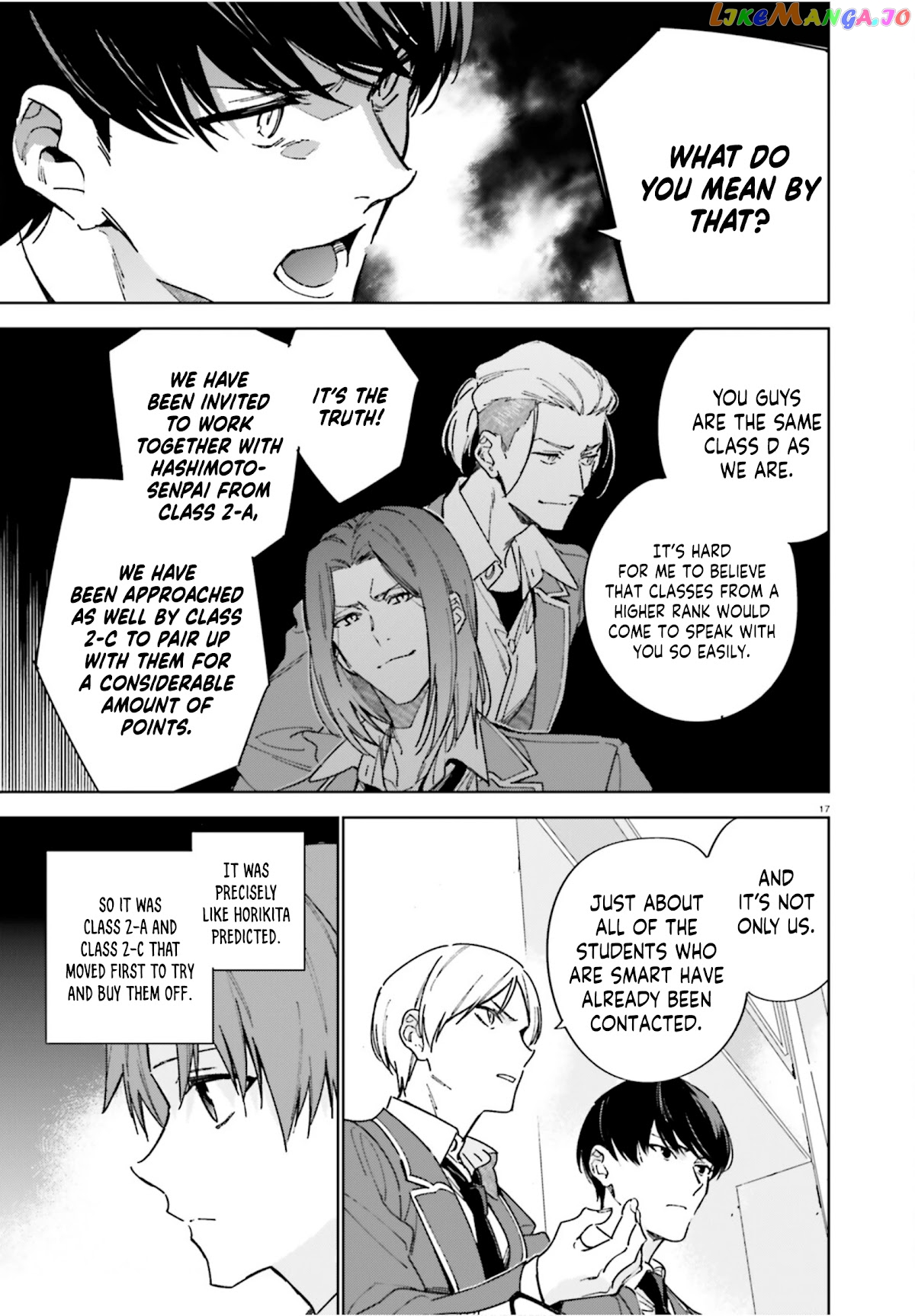 Youkoso Jitsuryoku Shijou Shugi No Kyoushitsu E: 2-Nensei-Hen chapter 4 - page 18