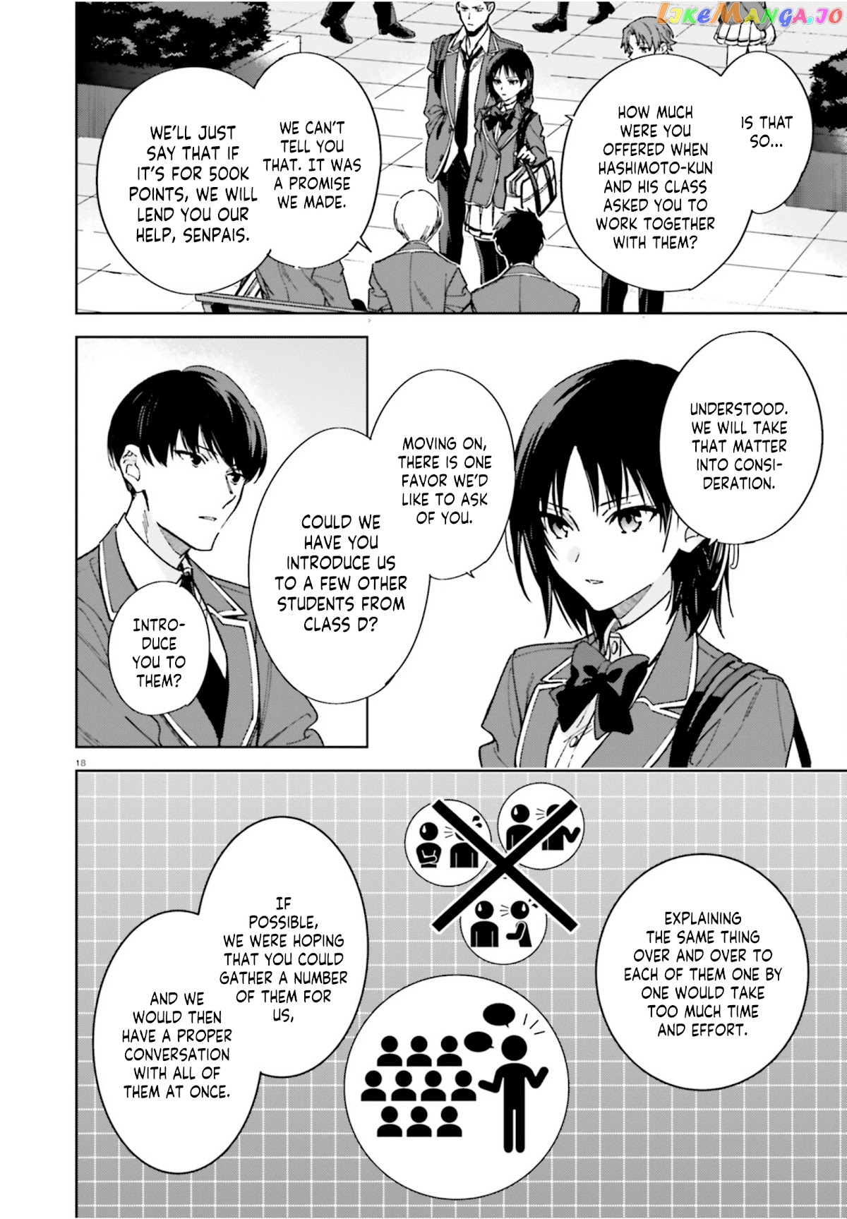 Youkoso Jitsuryoku Shijou Shugi No Kyoushitsu E: 2-Nensei-Hen chapter 4 - page 19