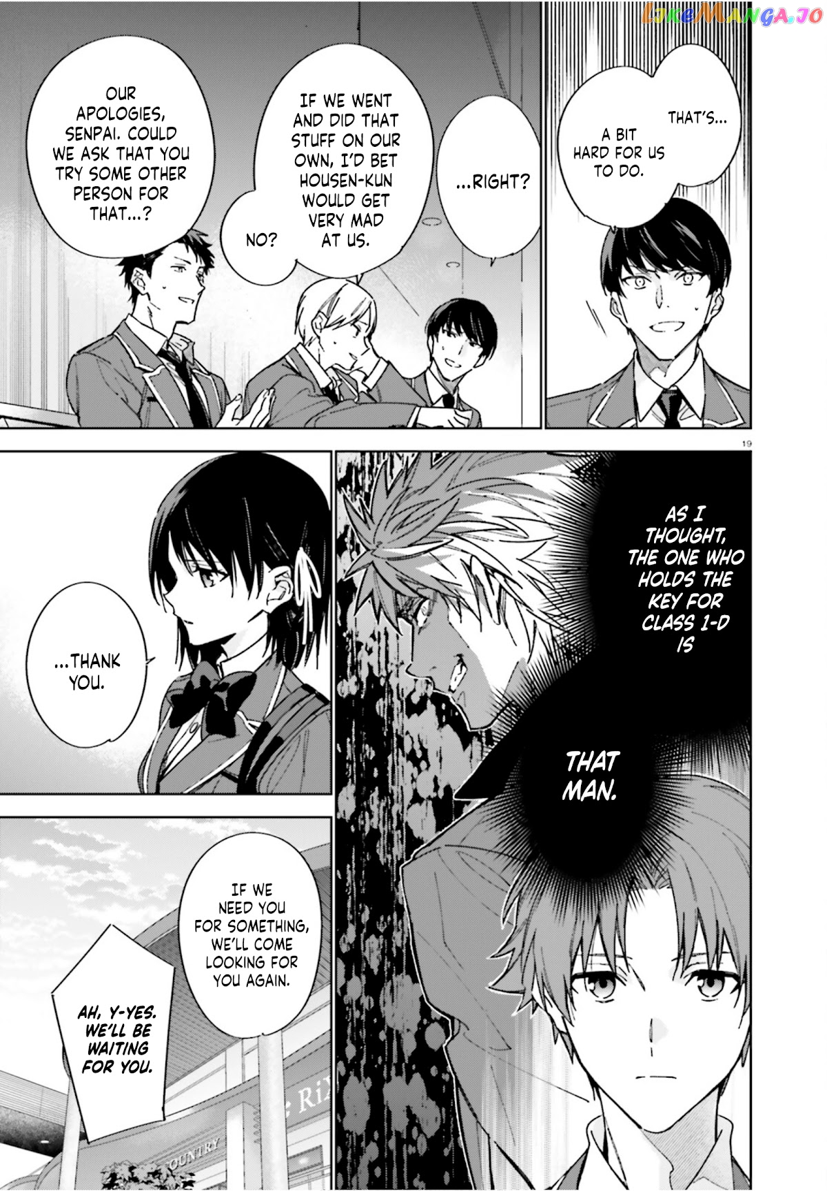 Youkoso Jitsuryoku Shijou Shugi No Kyoushitsu E: 2-Nensei-Hen chapter 4 - page 20