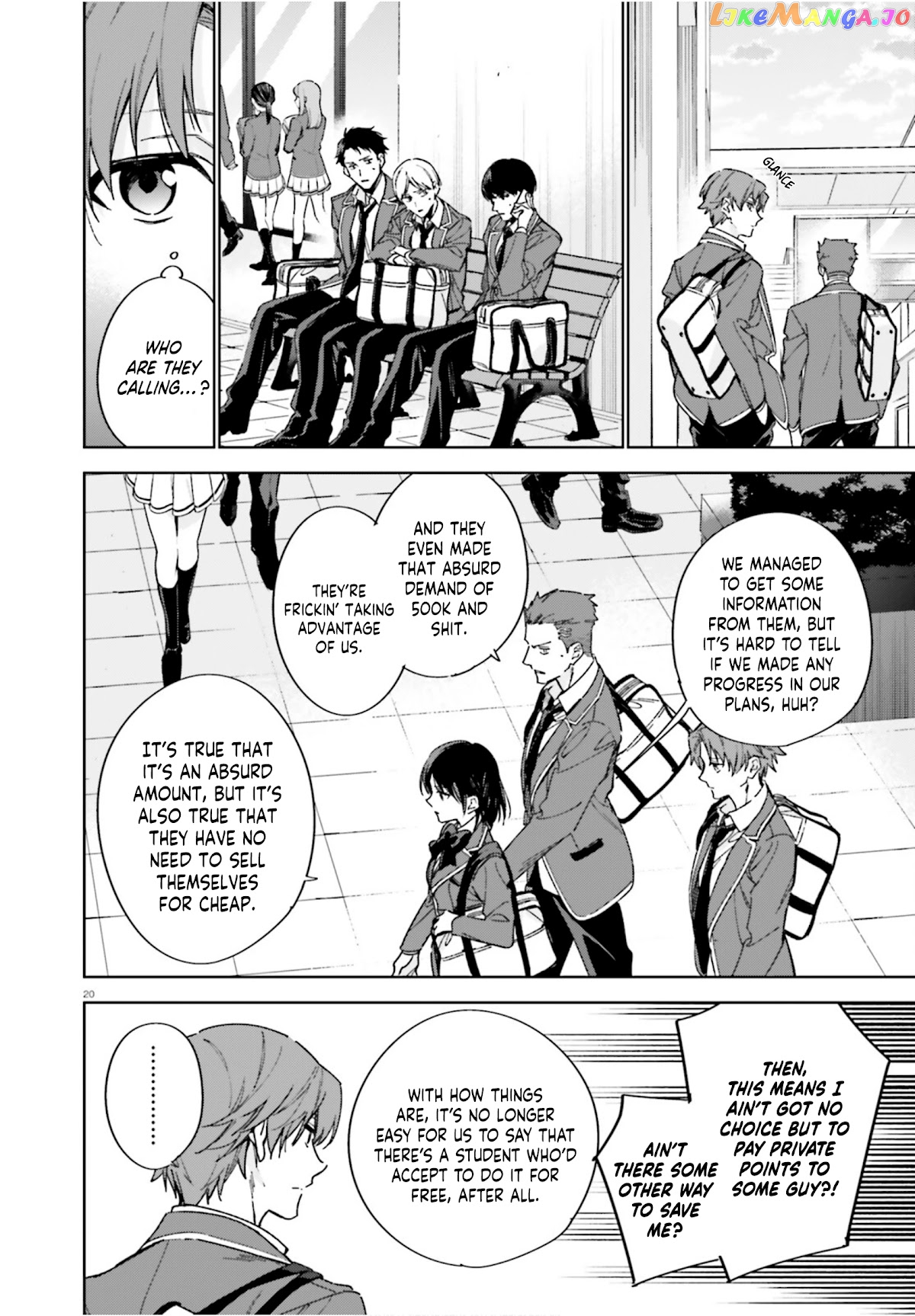 Youkoso Jitsuryoku Shijou Shugi No Kyoushitsu E: 2-Nensei-Hen chapter 4 - page 21