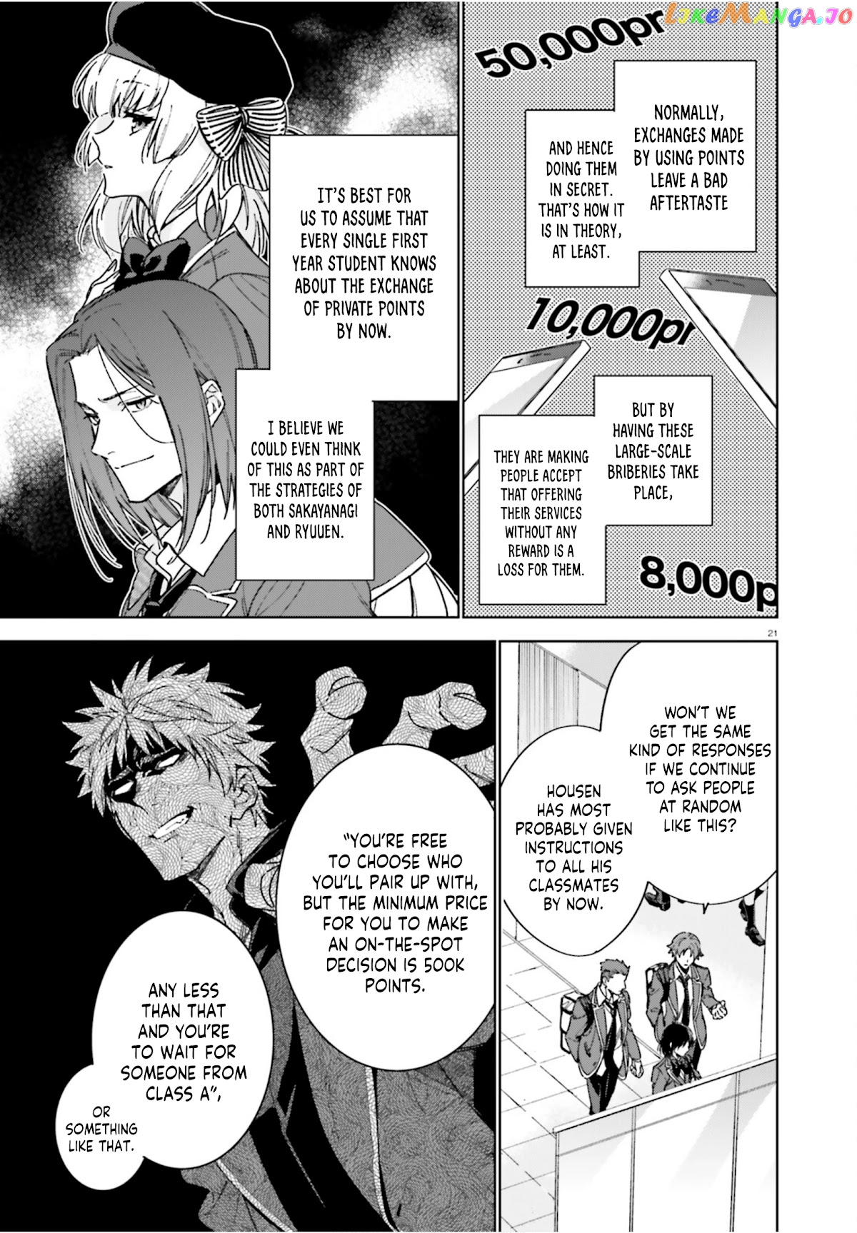 Youkoso Jitsuryoku Shijou Shugi No Kyoushitsu E: 2-Nensei-Hen chapter 4 - page 22