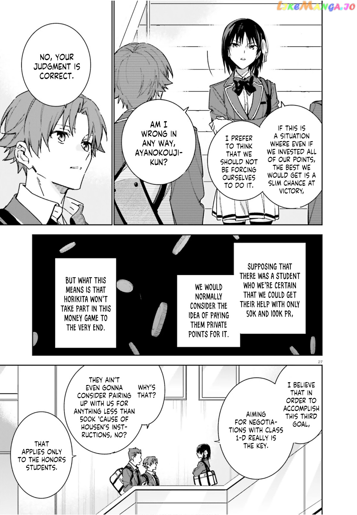 Youkoso Jitsuryoku Shijou Shugi No Kyoushitsu E: 2-Nensei-Hen chapter 4 - page 28