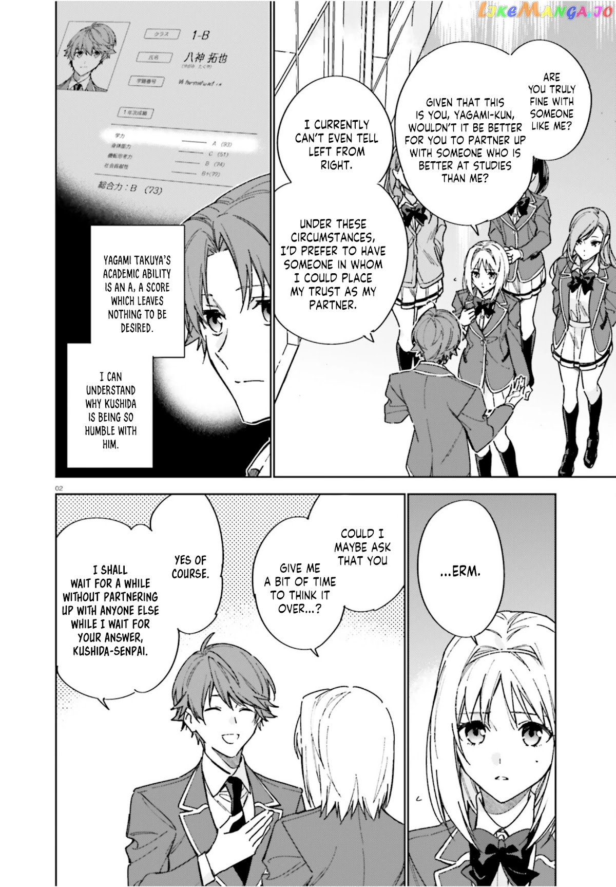 Youkoso Jitsuryoku Shijou Shugi No Kyoushitsu E: 2-Nensei-Hen chapter 4 - page 3