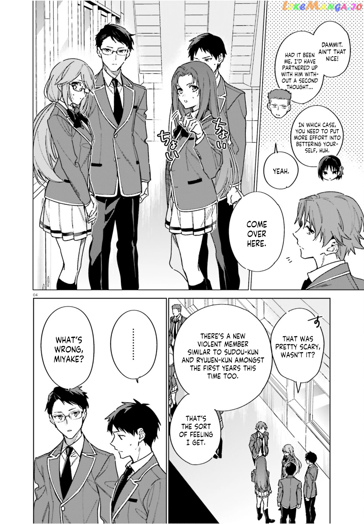 Youkoso Jitsuryoku Shijou Shugi No Kyoushitsu E: 2-Nensei-Hen chapter 4 - page 5