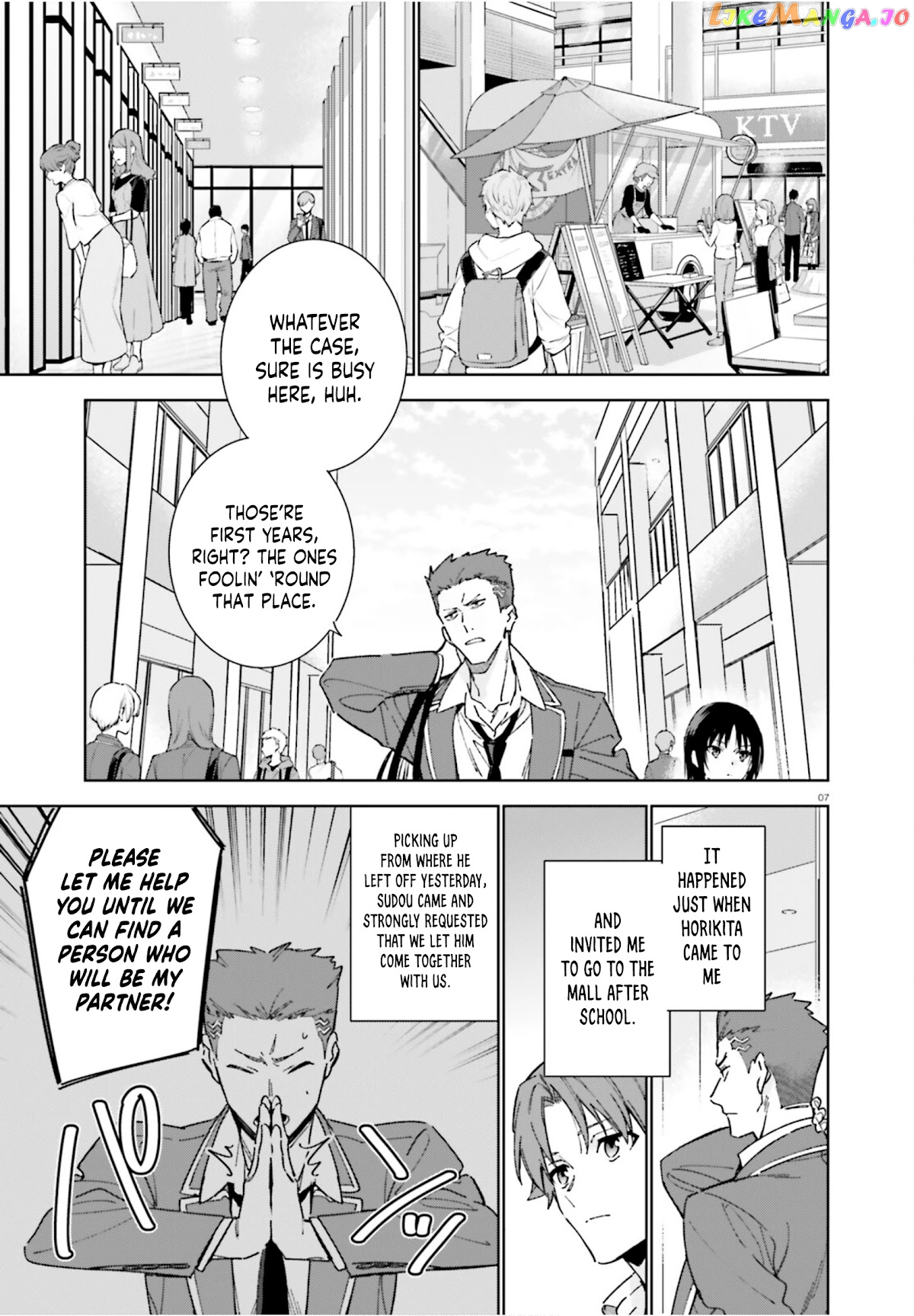Youkoso Jitsuryoku Shijou Shugi No Kyoushitsu E: 2-Nensei-Hen chapter 4 - page 8