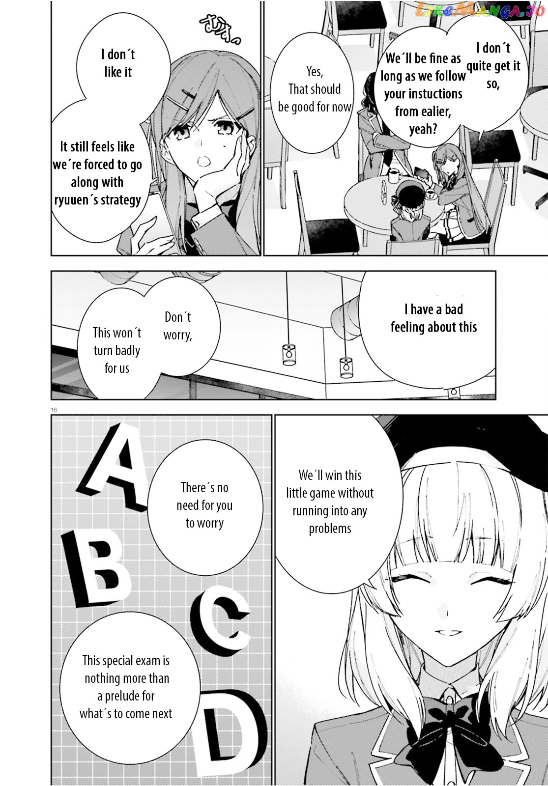 Youkoso Jitsuryoku Shijou Shugi No Kyoushitsu E: 2-Nensei-Hen chapter 8.5 - page 16