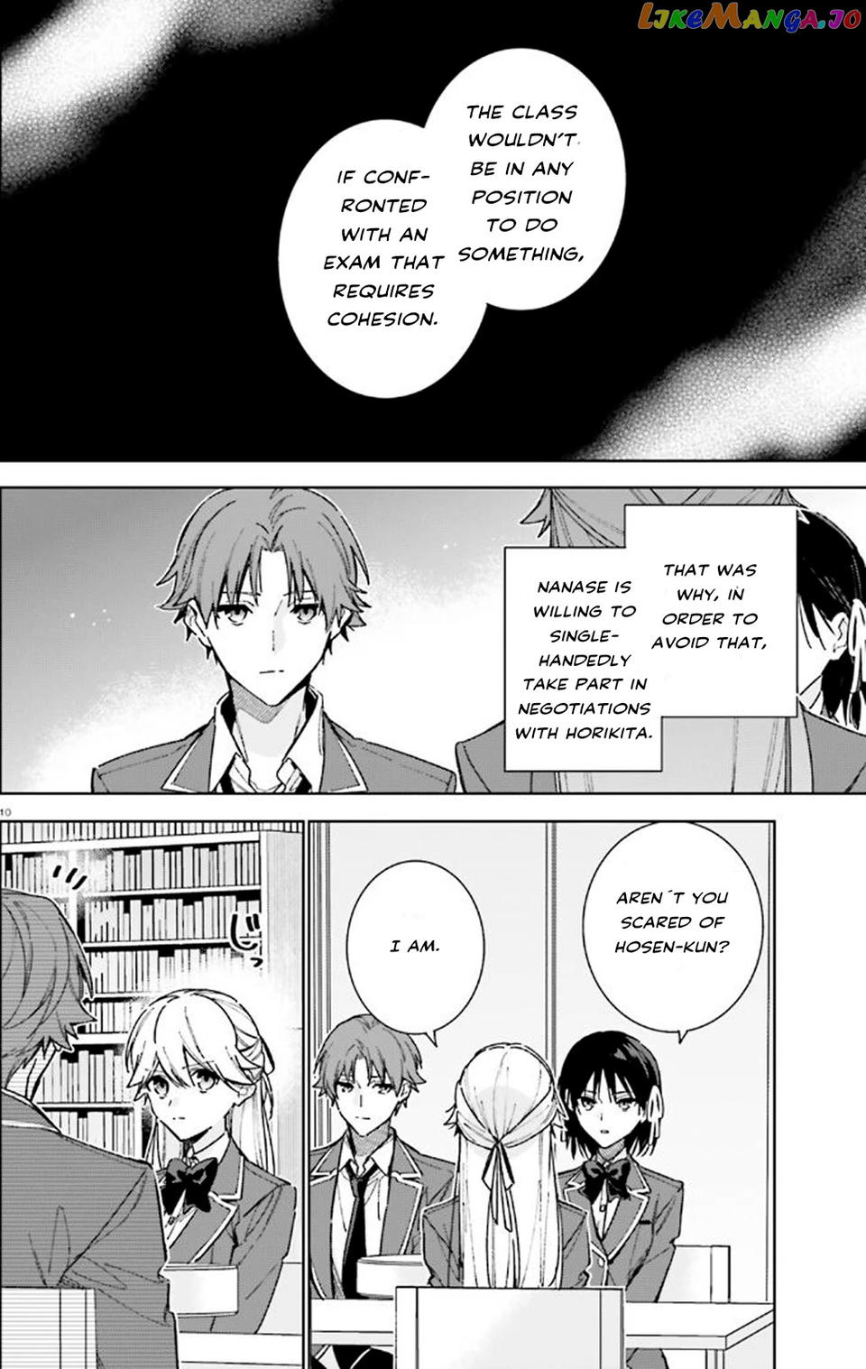 Youkoso Jitsuryoku Shijou Shugi No Kyoushitsu E: 2-Nensei-Hen chapter 9 - page 10