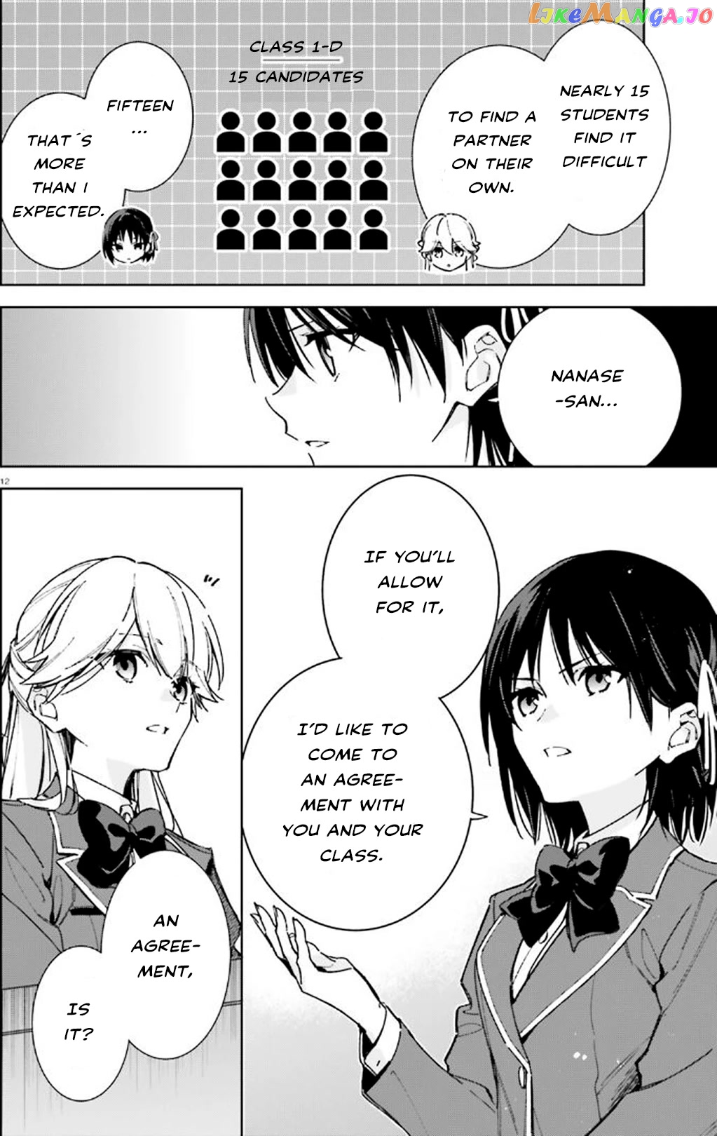 Youkoso Jitsuryoku Shijou Shugi No Kyoushitsu E: 2-Nensei-Hen chapter 9 - page 12