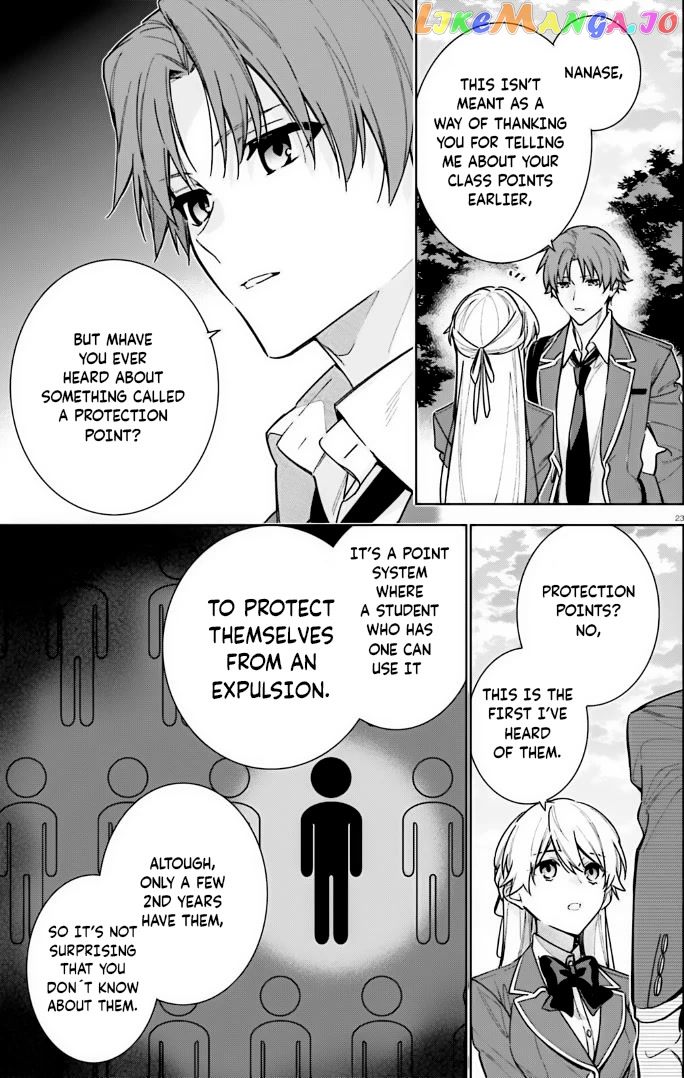 Youkoso Jitsuryoku Shijou Shugi No Kyoushitsu E: 2-Nensei-Hen chapter 11 - page 23