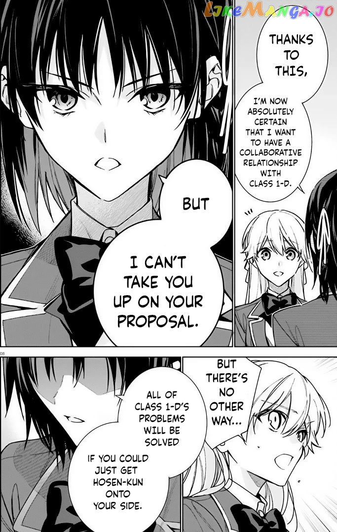 Youkoso Jitsuryoku Shijou Shugi No Kyoushitsu E: 2-Nensei-Hen chapter 11 - page 8