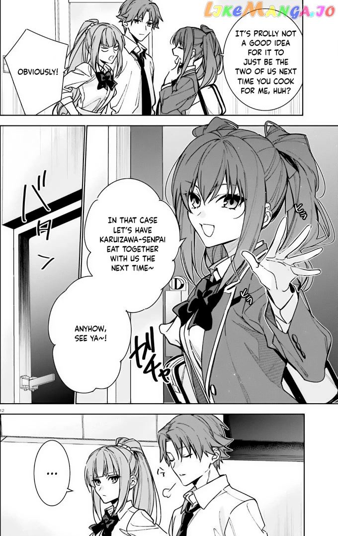 Youkoso Jitsuryoku Shijou Shugi No Kyoushitsu E: 2-Nensei-Hen chapter 12 - page 12