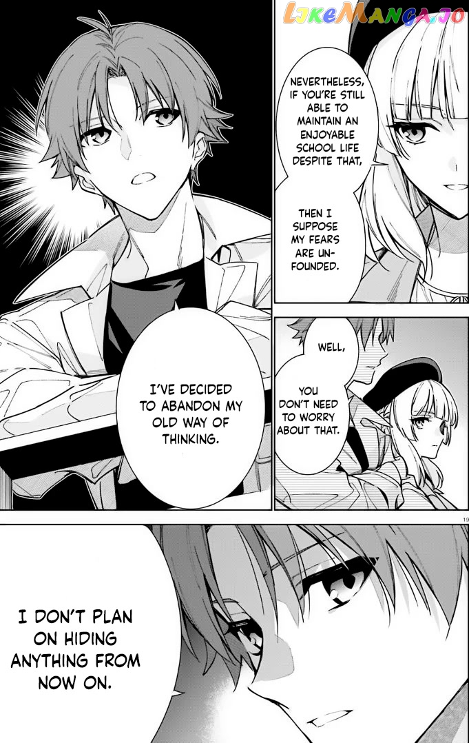 Youkoso Jitsuryoku Shijou Shugi No Kyoushitsu E: 2-Nensei-Hen chapter 12 - page 19