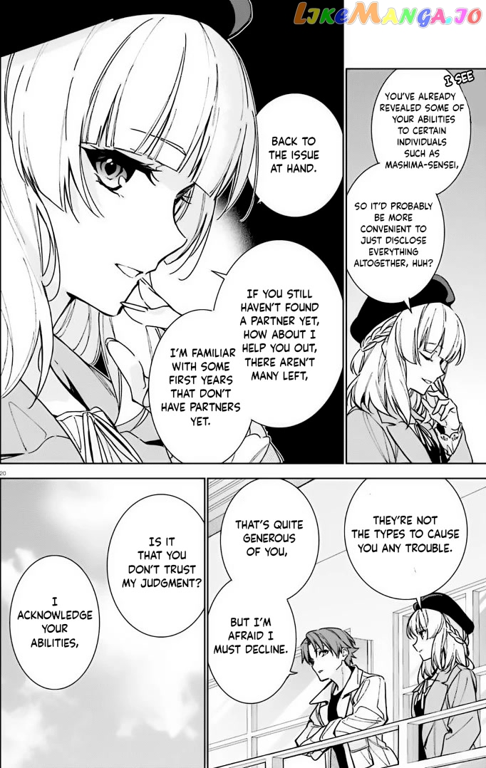 Youkoso Jitsuryoku Shijou Shugi No Kyoushitsu E: 2-Nensei-Hen chapter 12 - page 20