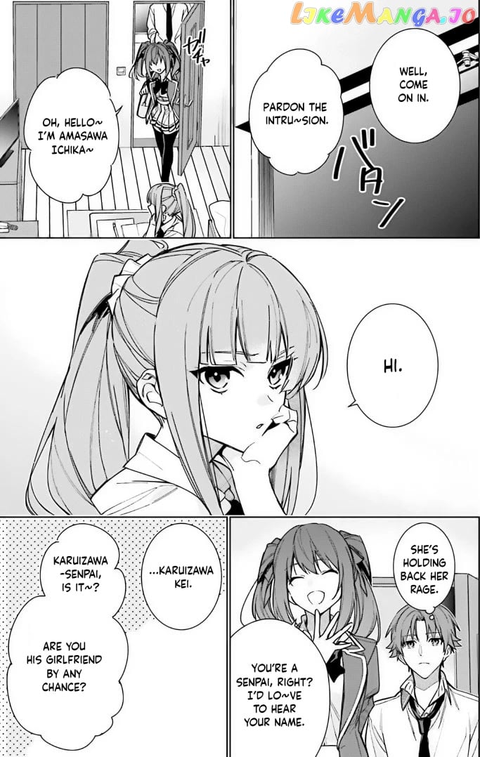 Youkoso Jitsuryoku Shijou Shugi No Kyoushitsu E: 2-Nensei-Hen chapter 12 - page 7