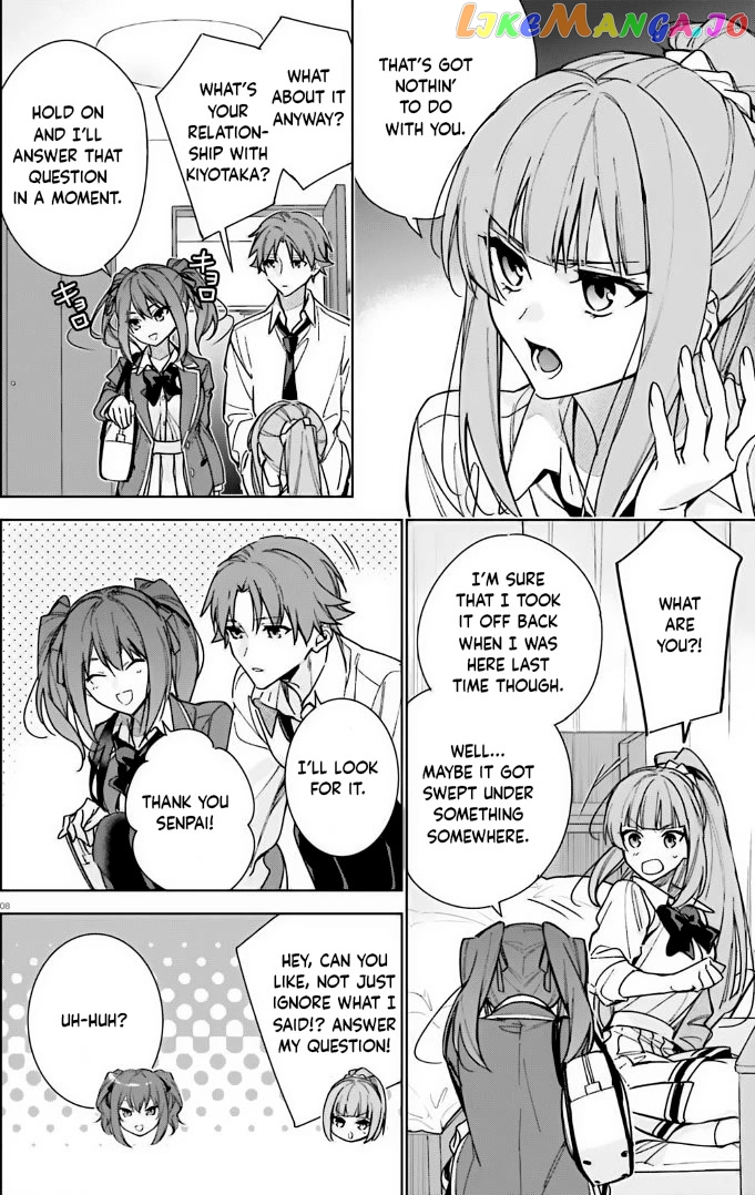 Youkoso Jitsuryoku Shijou Shugi No Kyoushitsu E: 2-Nensei-Hen chapter 12 - page 8
