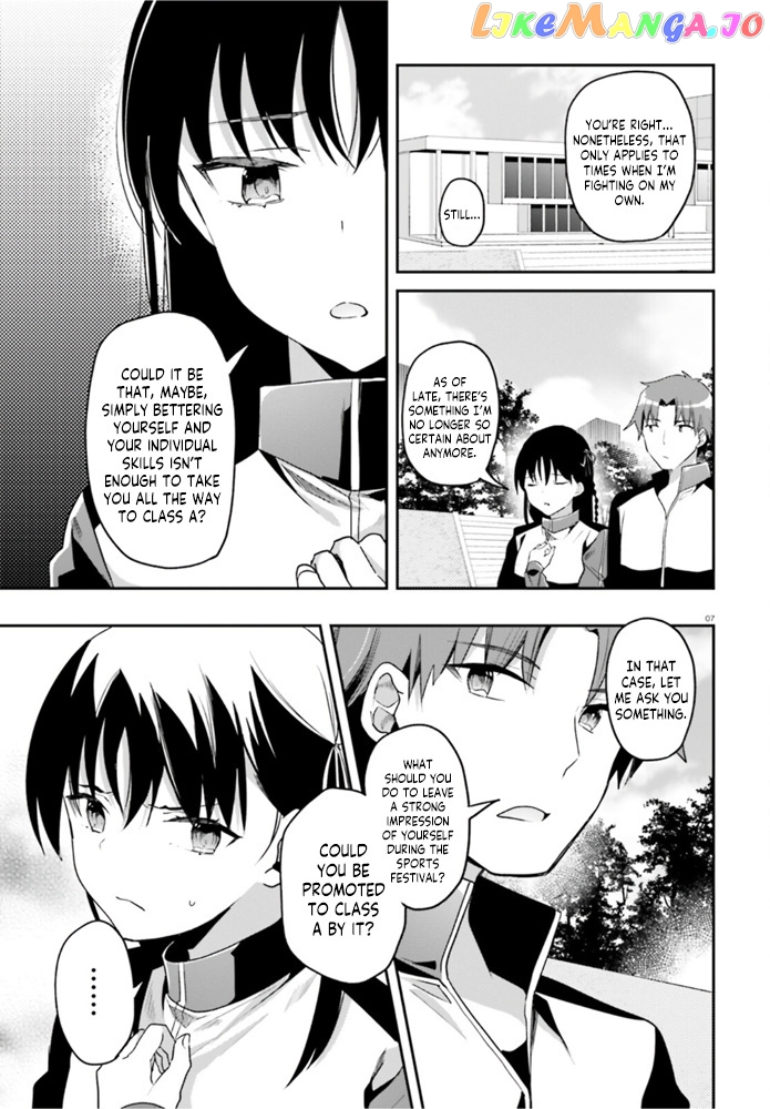 Youkoso Jitsuryoku Shijou Shugi no Kyoushitsu e chapter 60 - page 8