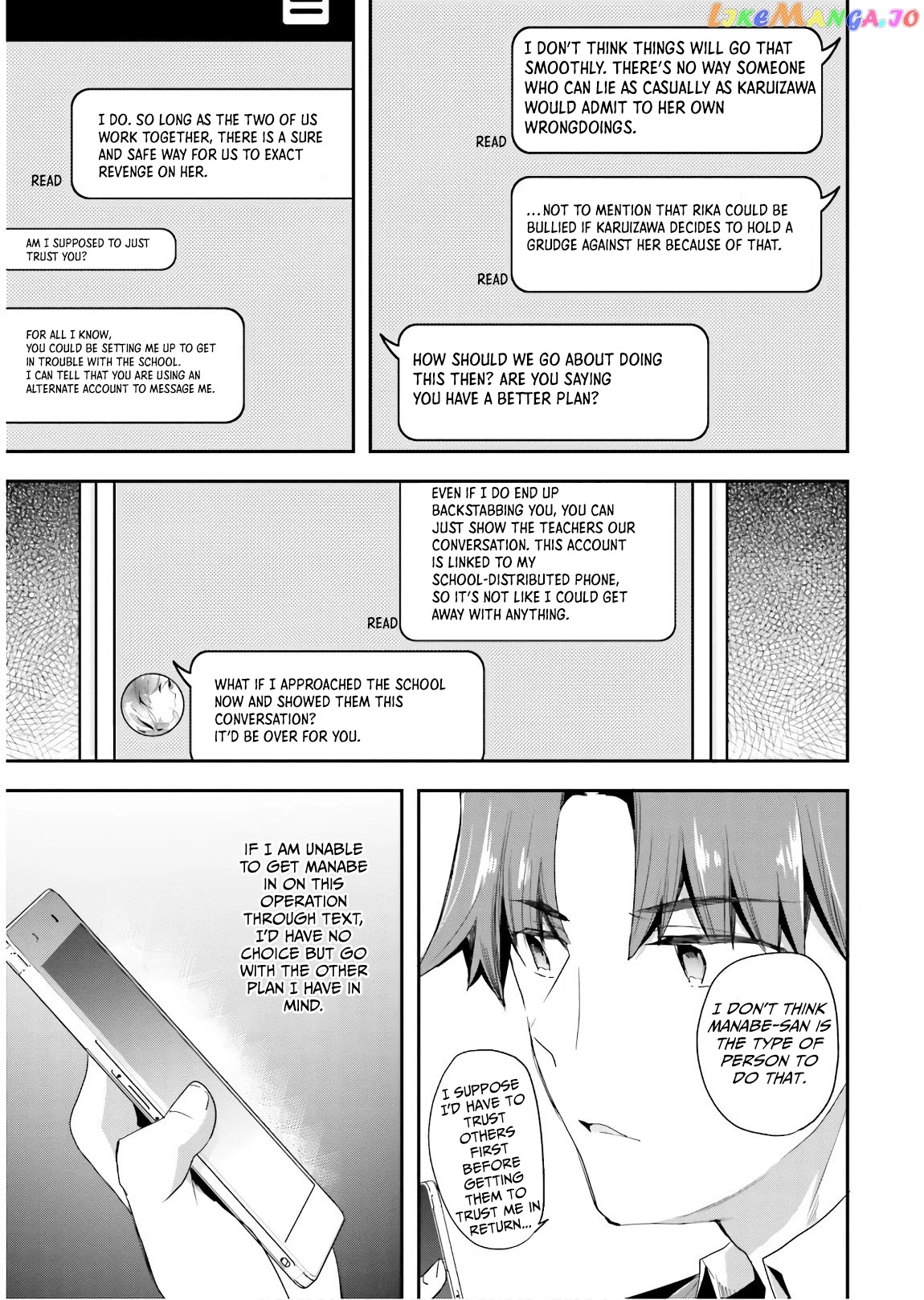 Youkoso Jitsuryoku Shijou Shugi no Kyoushitsu e chapter 43 - page 6