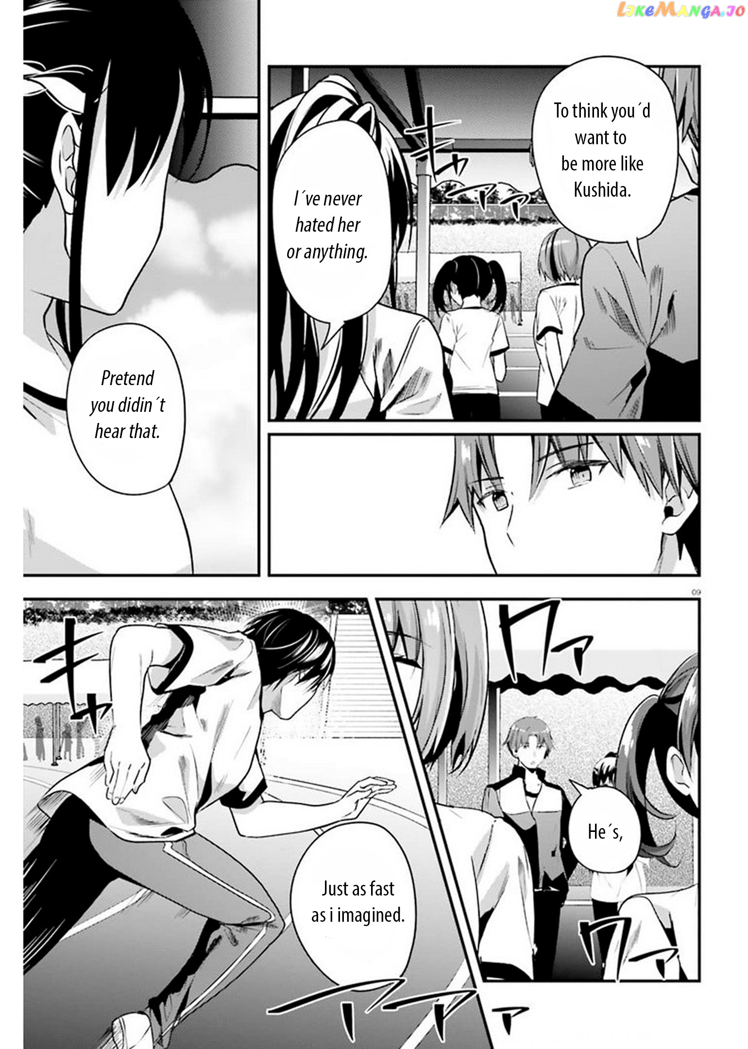 Youkoso Jitsuryoku Shijou Shugi no Kyoushitsu e chapter 65 - page 9