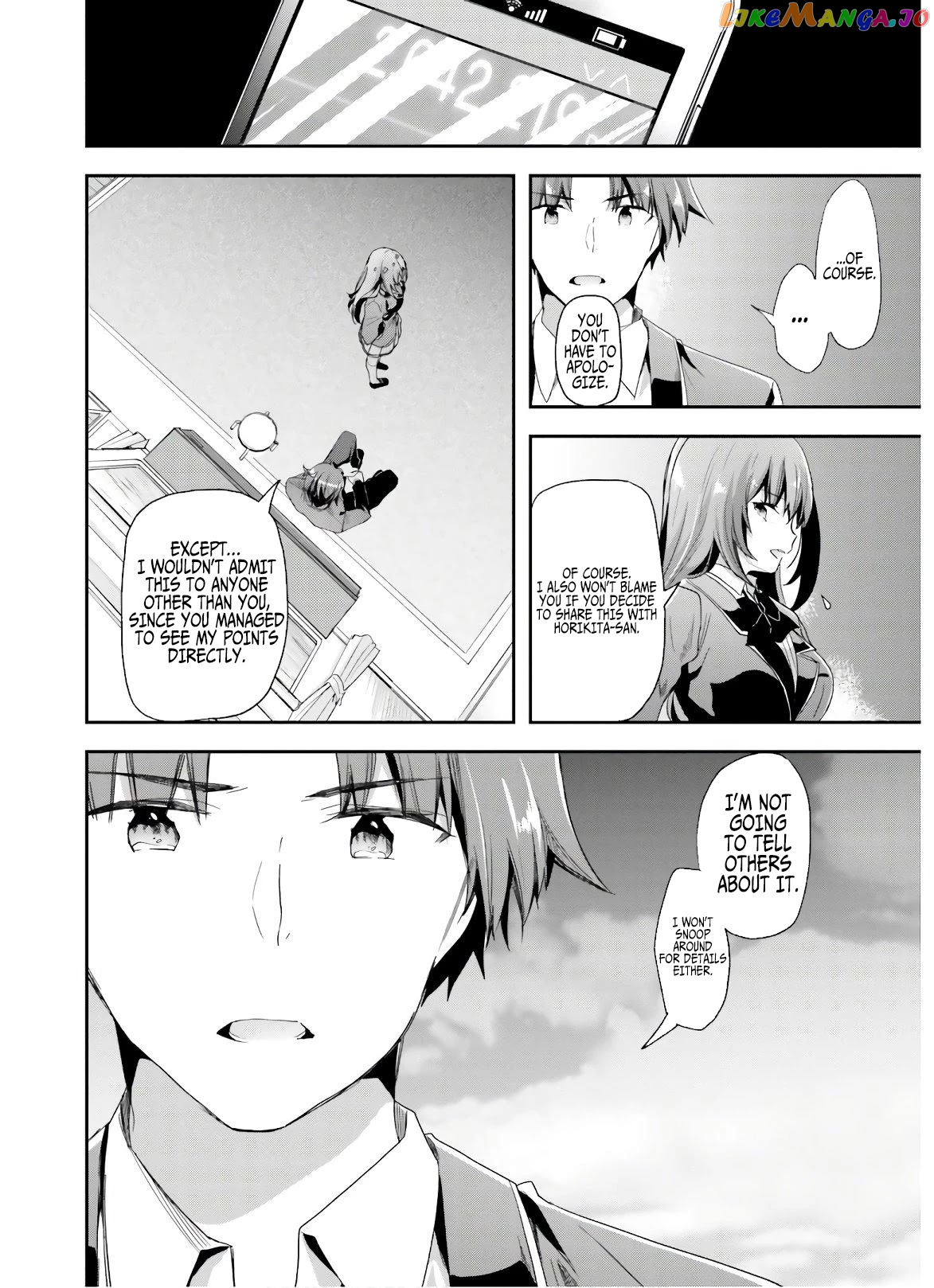 Youkoso Jitsuryoku Shijou Shugi no Kyoushitsu e chapter 47 - page 8