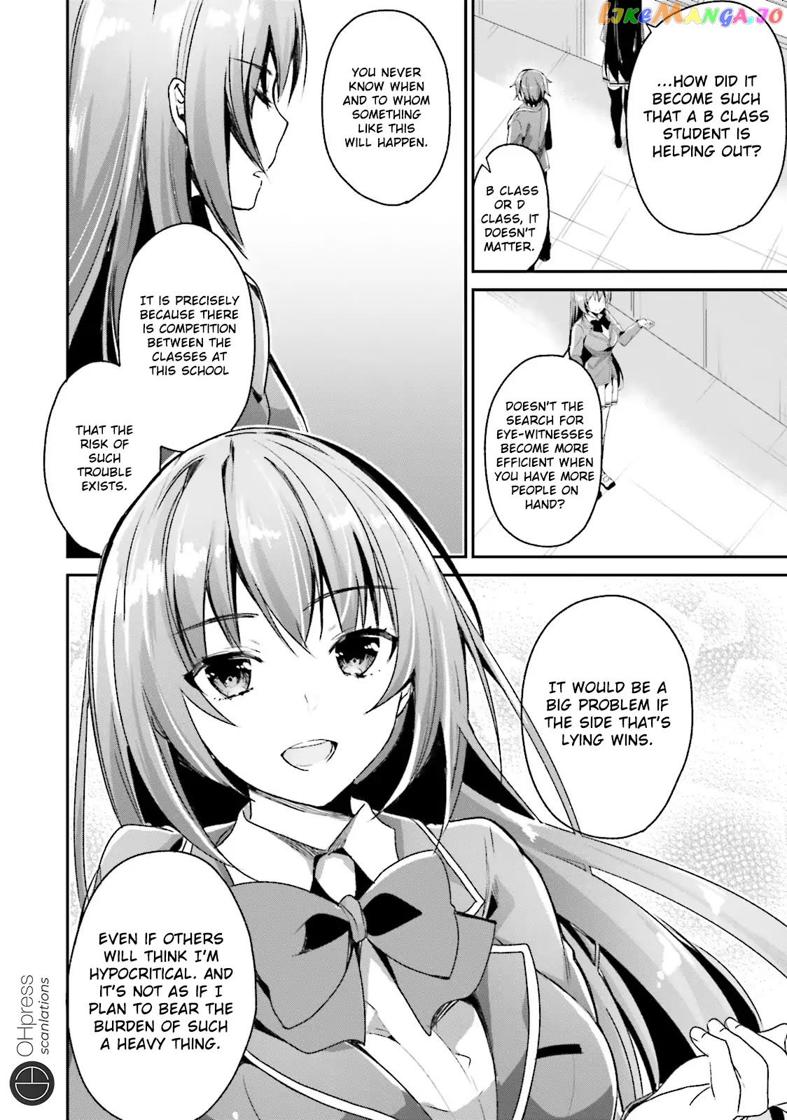 Youkoso Jitsuryoku Shijou Shugi no Kyoushitsu e chapter 10 - page 32