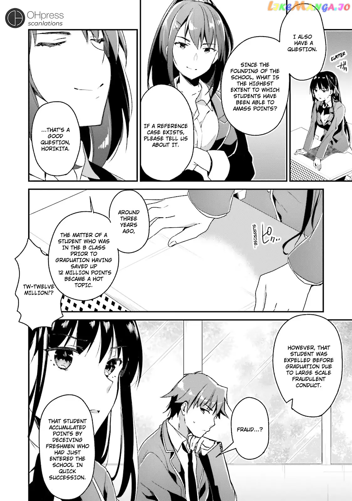 Youkoso Jitsuryoku Shijou Shugi no Kyoushitsu e chapter 11 - page 8