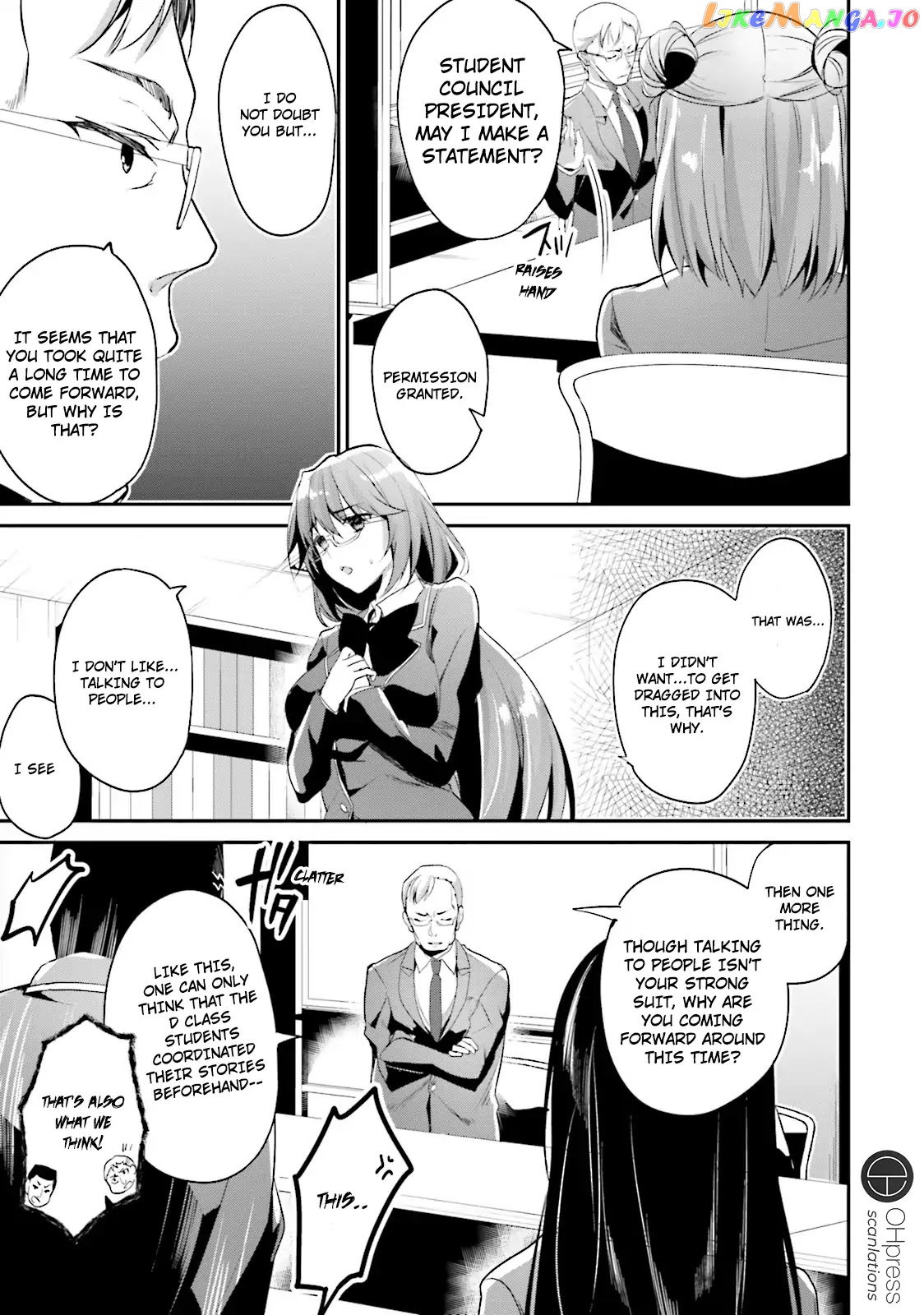 Youkoso Jitsuryoku Shijou Shugi no Kyoushitsu e chapter 13 - page 9