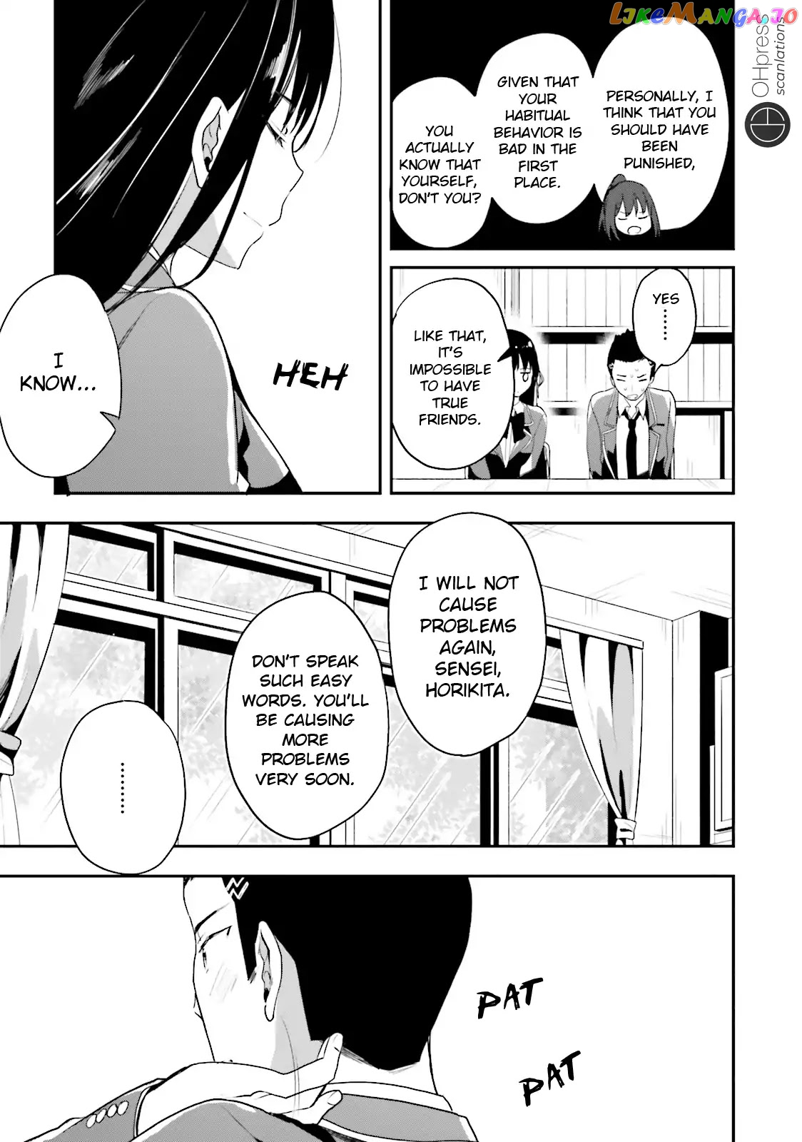 Youkoso Jitsuryoku Shijou Shugi no Kyoushitsu e chapter 15 - page 18