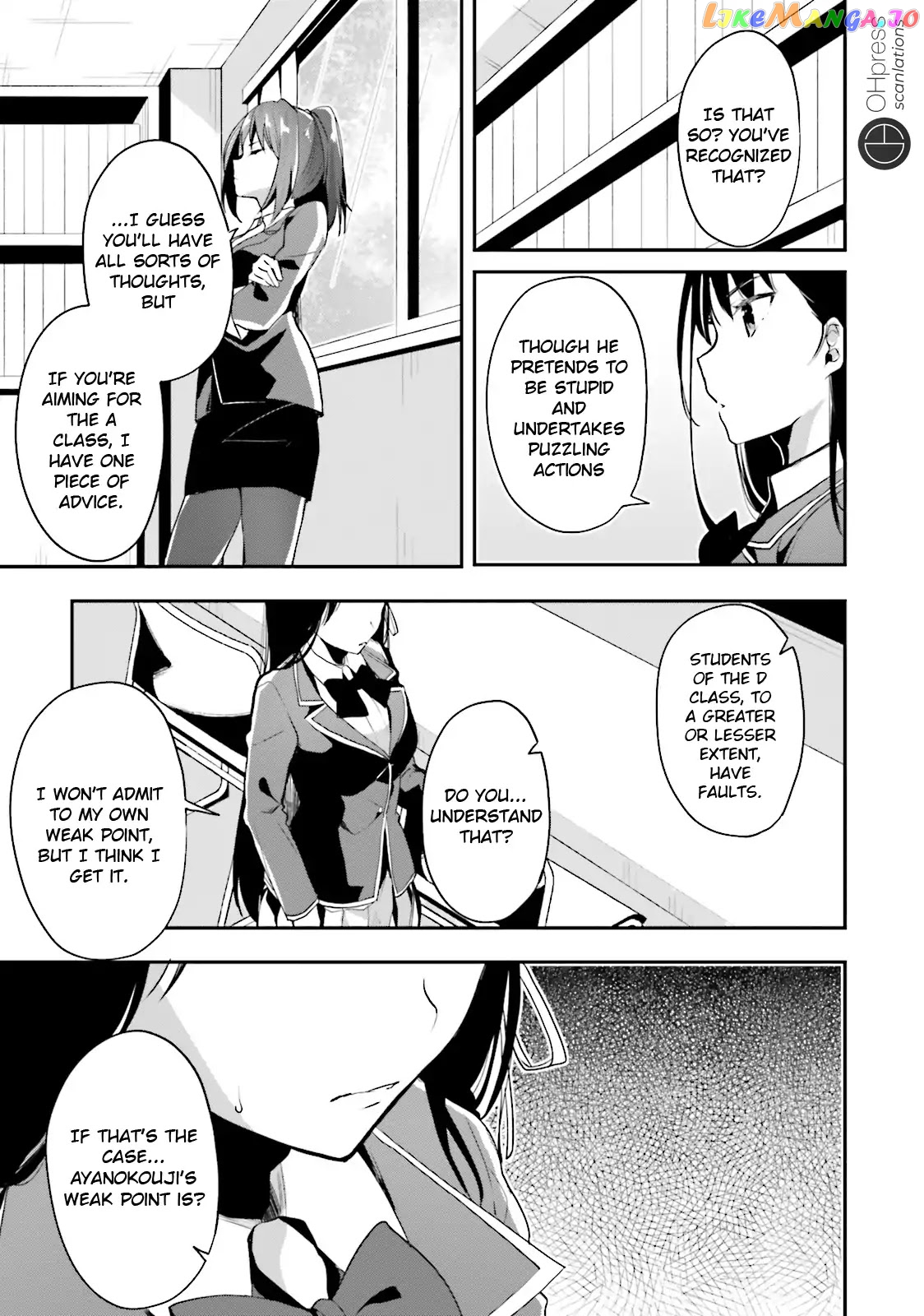 Youkoso Jitsuryoku Shijou Shugi no Kyoushitsu e chapter 15 - page 22