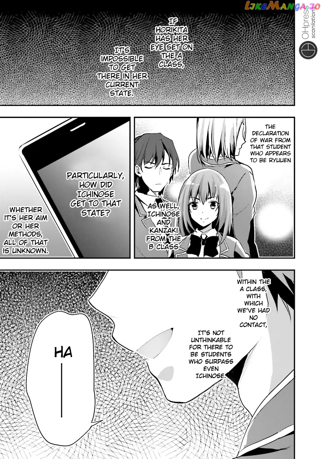 Youkoso Jitsuryoku Shijou Shugi no Kyoushitsu e chapter 15 - page 36
