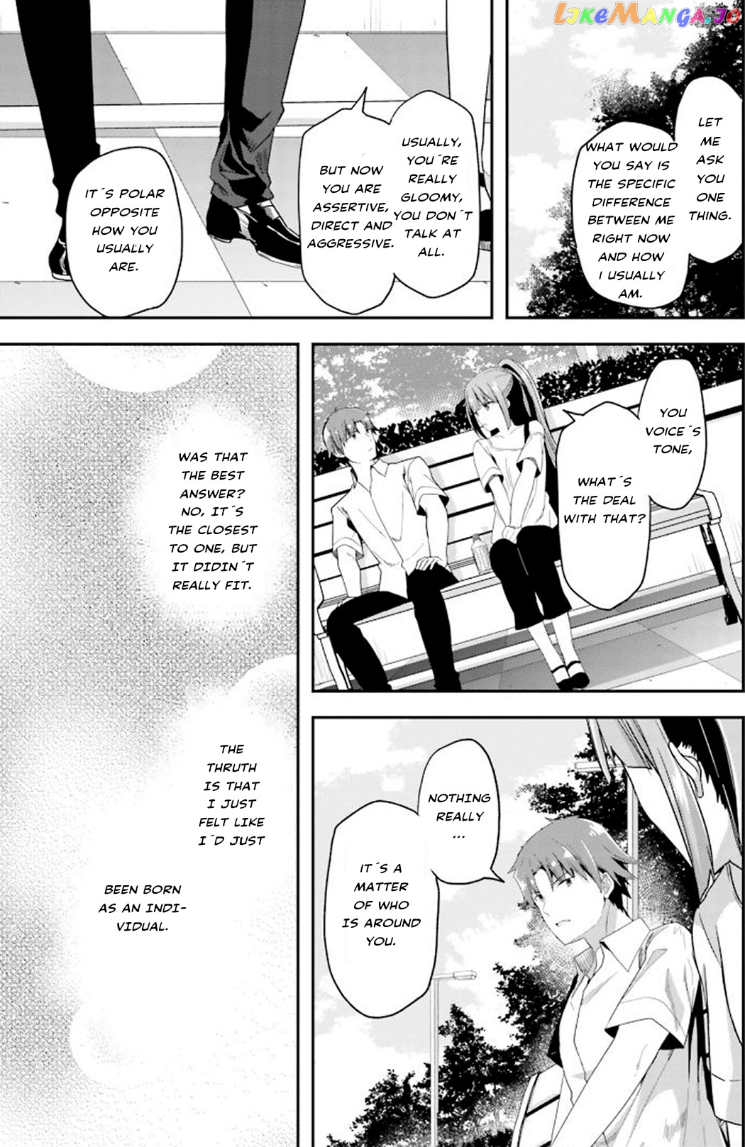 Youkoso Jitsuryoku Shijou Shugi no Kyoushitsu e chapter 73 - page 4