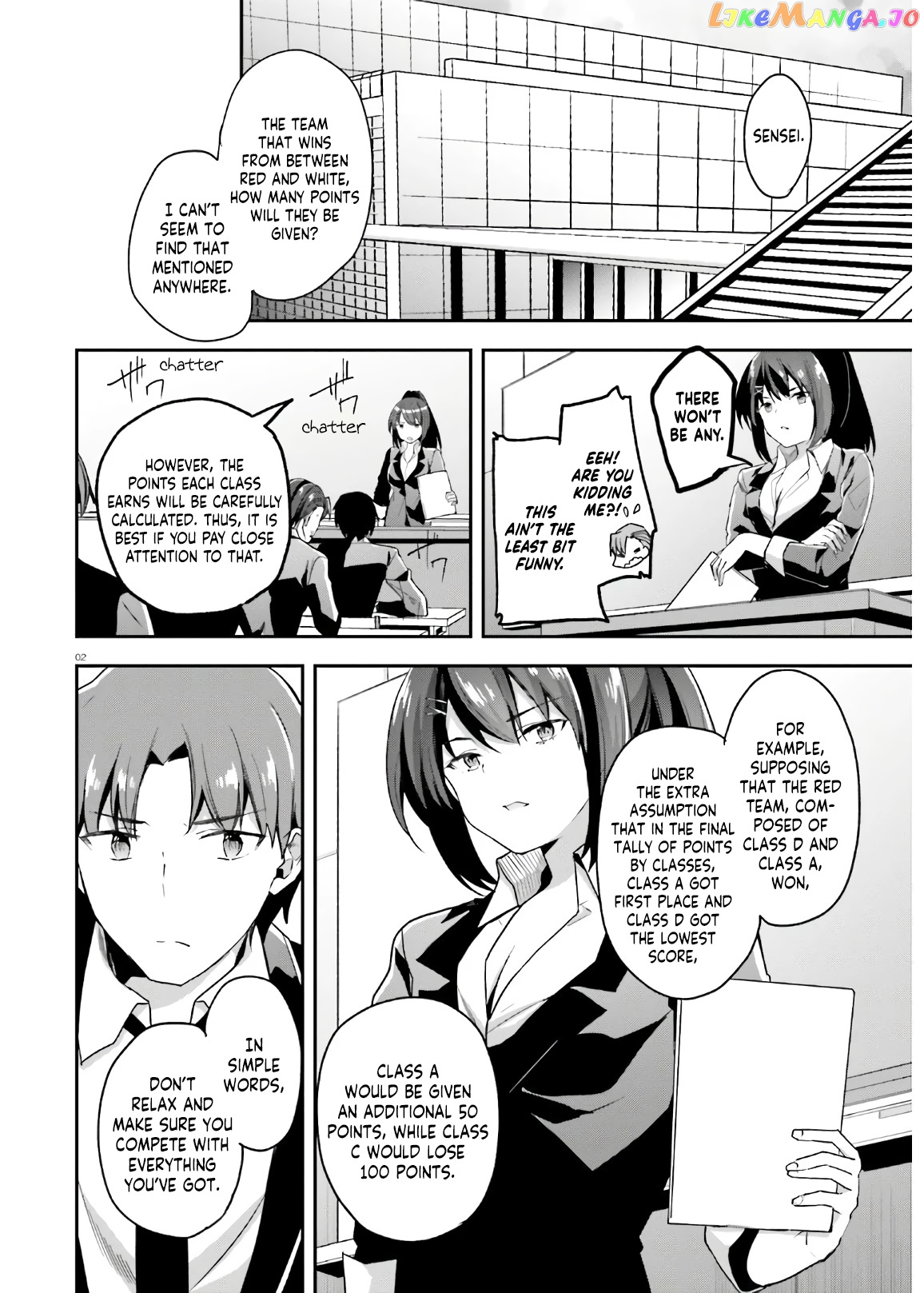 Youkoso Jitsuryoku Shijou Shugi no Kyoushitsu e chapter 57 - page 3