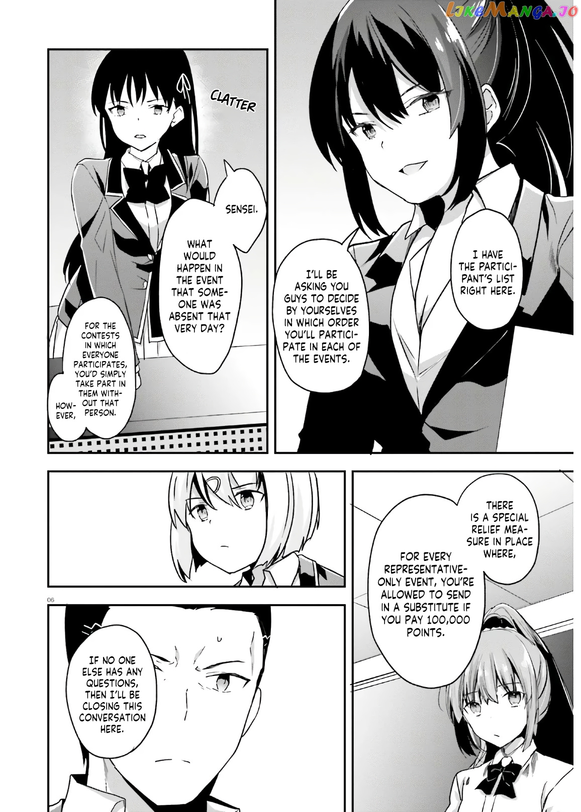 Youkoso Jitsuryoku Shijou Shugi no Kyoushitsu e chapter 57 - page 7