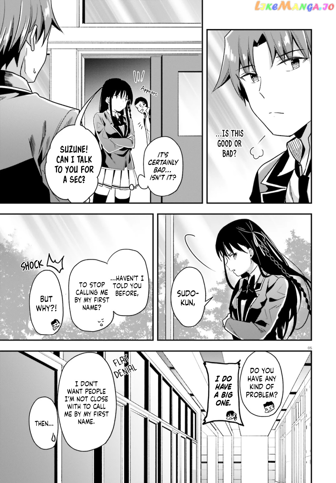 Youkoso Jitsuryoku Shijou Shugi no Kyoushitsu e chapter 59 - page 6