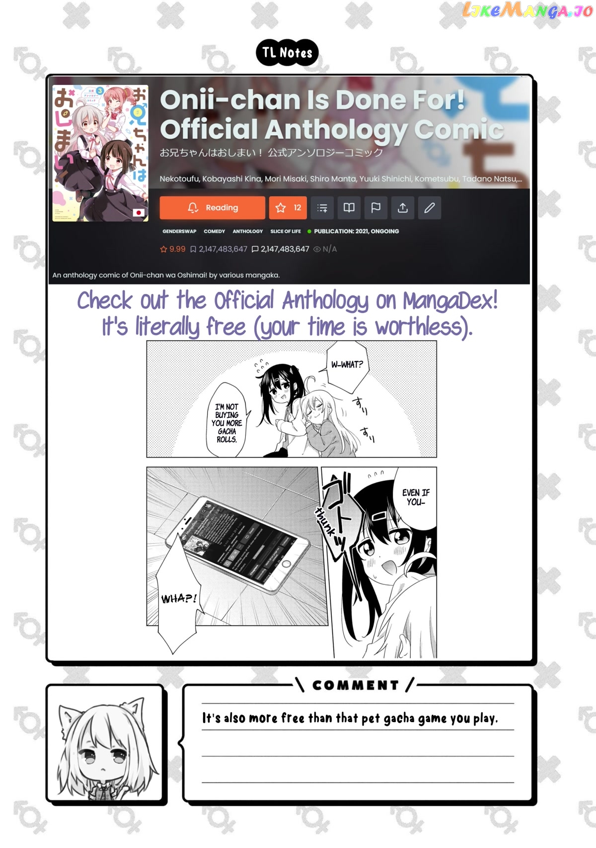 Onii-Chan Is Done For chapter 70.9 - page 13