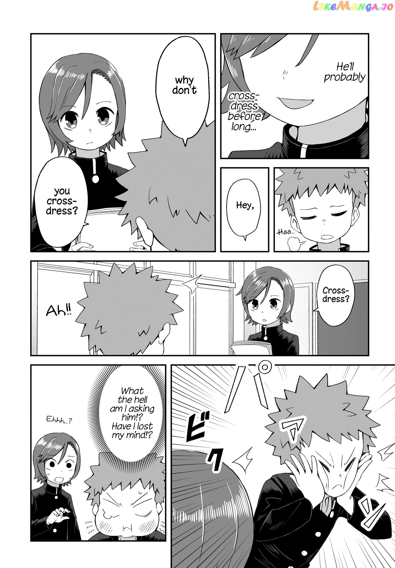 I'm the Only One Not Crossdressing!? chapter 5 - page 2