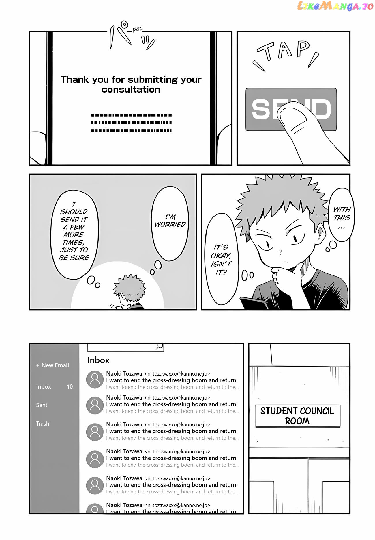 I'm the Only One Not Crossdressing!? chapter 10 - page 2