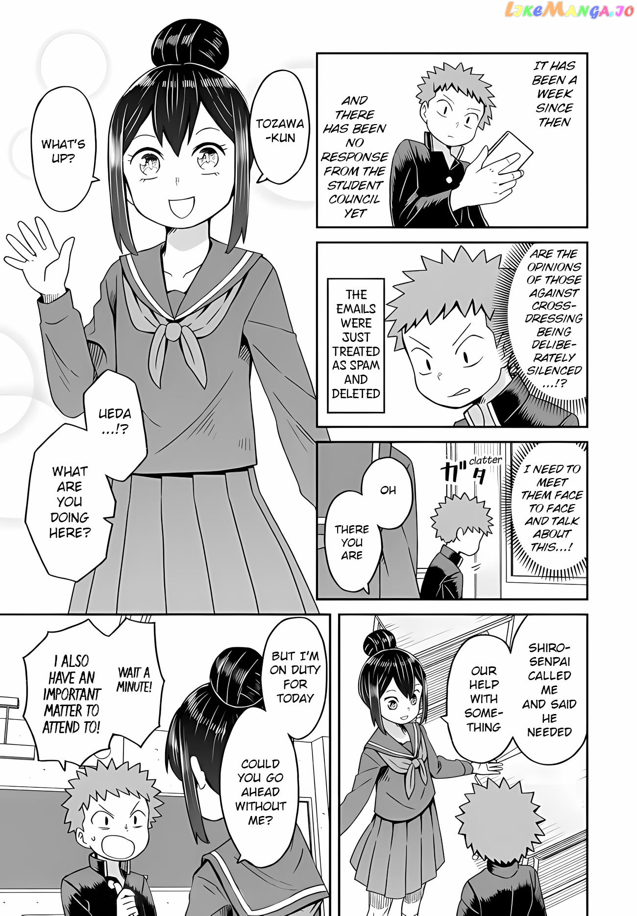 I'm the Only One Not Crossdressing!? chapter 10 - page 5