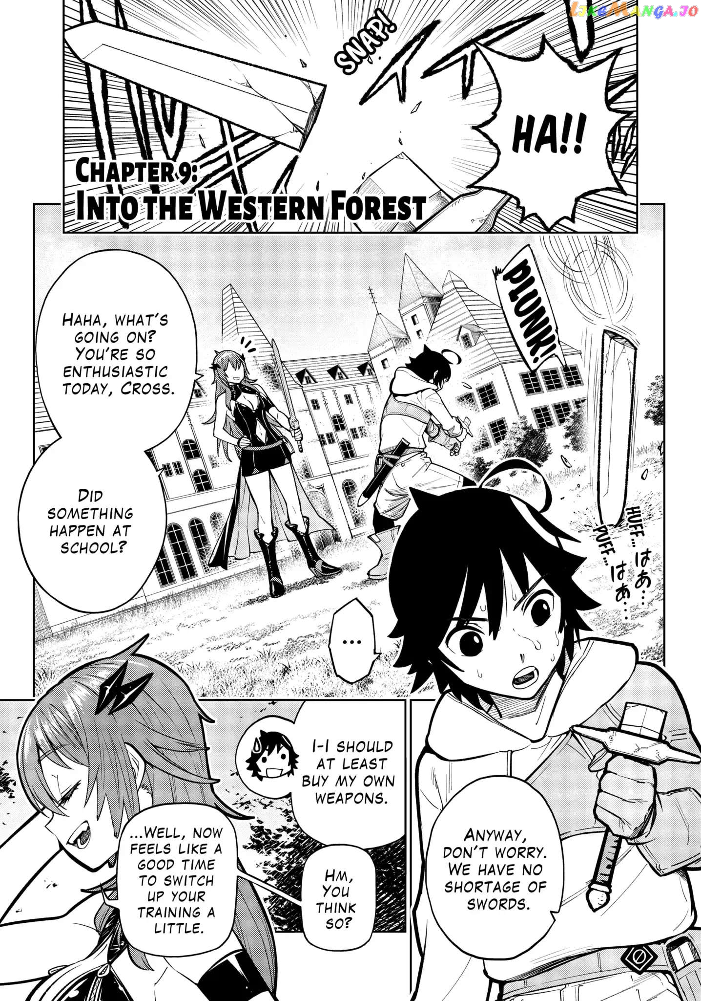The Strongest Female Masters, Who Are Trying to Raise Me Up, Are in Shambles Over Their Training Policy chapter 9 - page 1