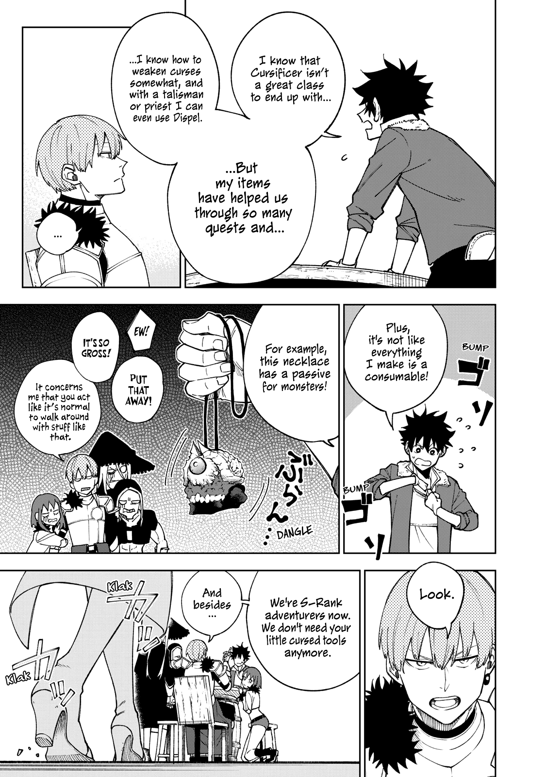 My S-Rank Party Fired Me For Being A Cursificer ~ I Can Only Make “Cursed Items”, But They’re Artifact Class! chapter 1 - page 9