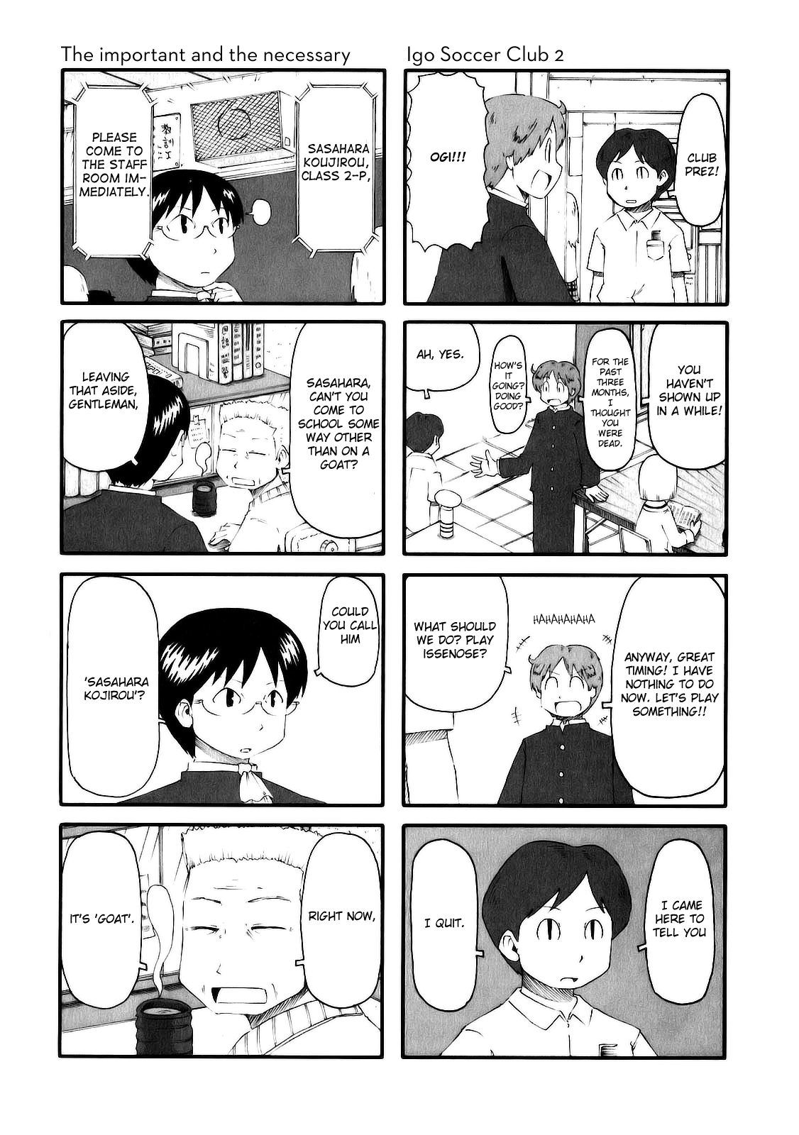 Nichijou - Manga chapter 43.5 - page 2