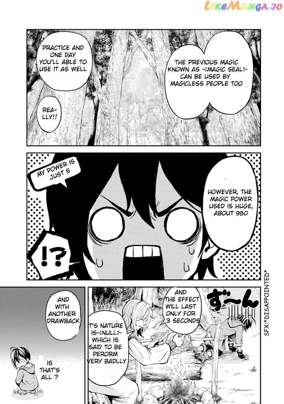 Saisoku Musou no B-kyuu Mahou Tsukai: Ippatsu Utareru Mae ni Senpatsu Uchikaesu! chapter 1.1 - page 14
