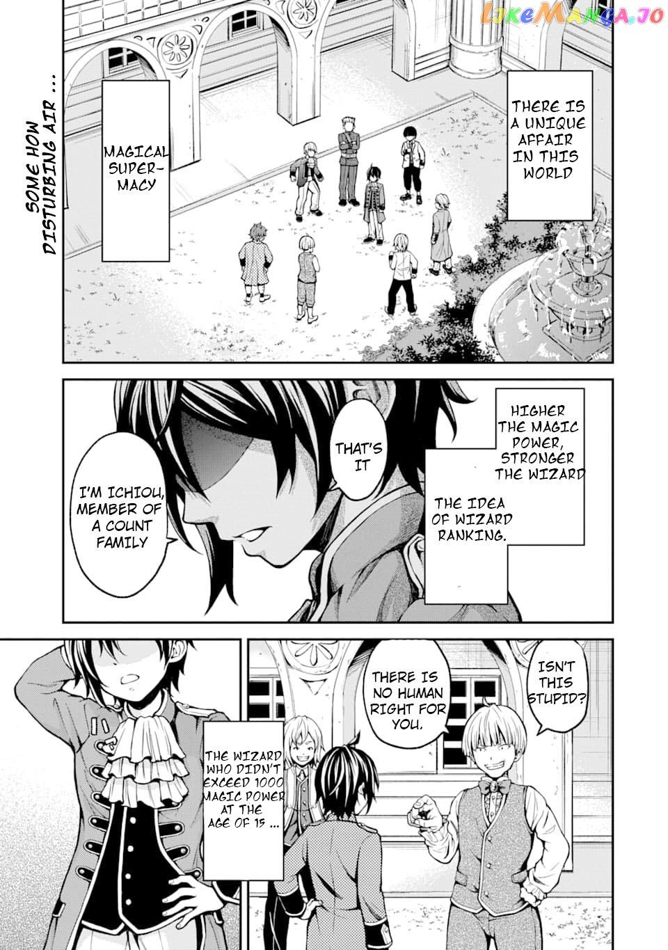 Saisoku Musou no B-kyuu Mahou Tsukai: Ippatsu Utareru Mae ni Senpatsu Uchikaesu! chapter 1.1 - page 3