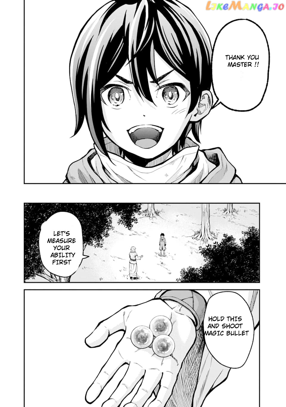 Saisoku Musou no B-kyuu Mahou Tsukai: Ippatsu Utareru Mae ni Senpatsu Uchikaesu! chapter 1.2 - page 10