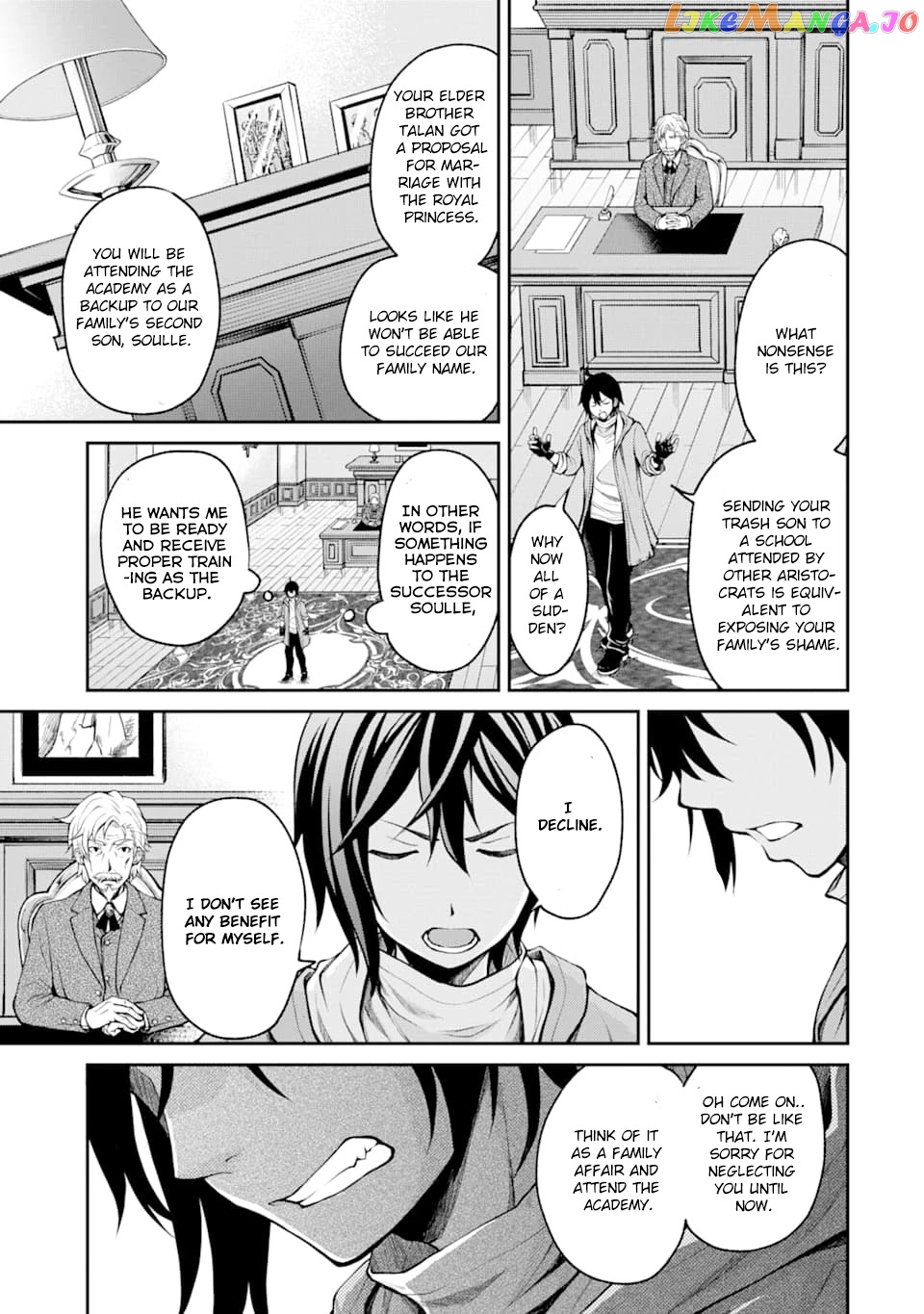 Saisoku Musou no B-kyuu Mahou Tsukai: Ippatsu Utareru Mae ni Senpatsu Uchikaesu! chapter 3 - page 4