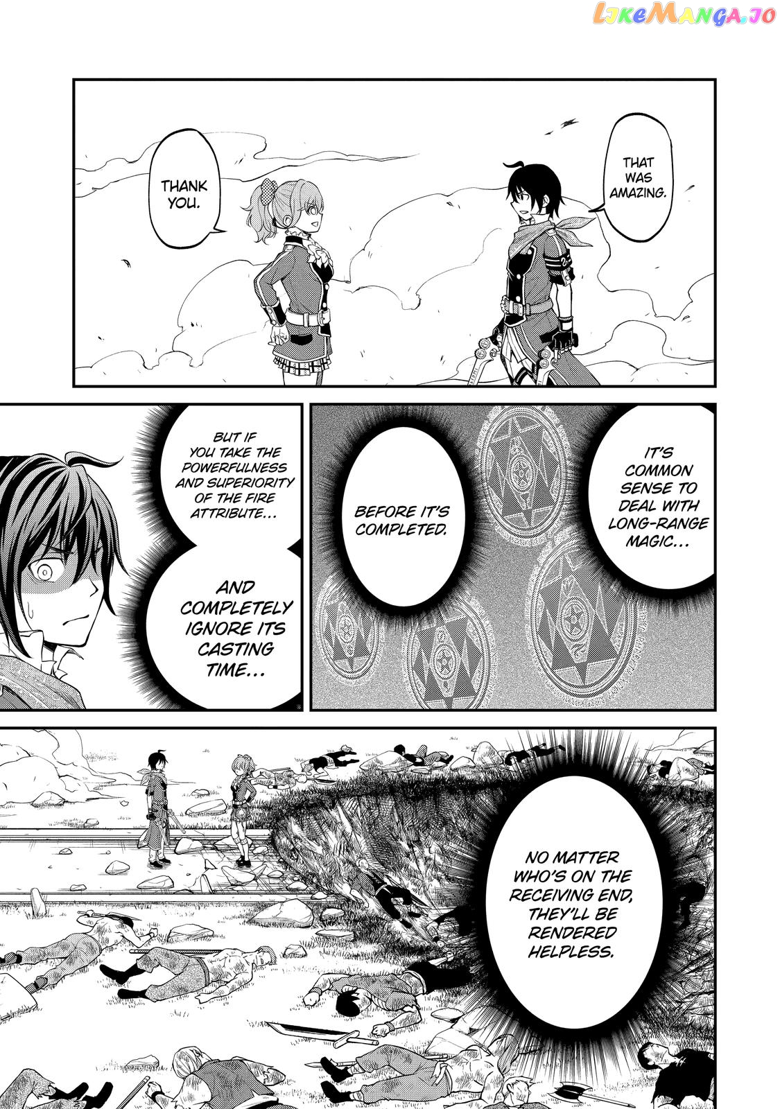 Saisoku Musou no B-kyuu Mahou Tsukai: Ippatsu Utareru Mae ni Senpatsu Uchikaesu! chapter 19 - page 24