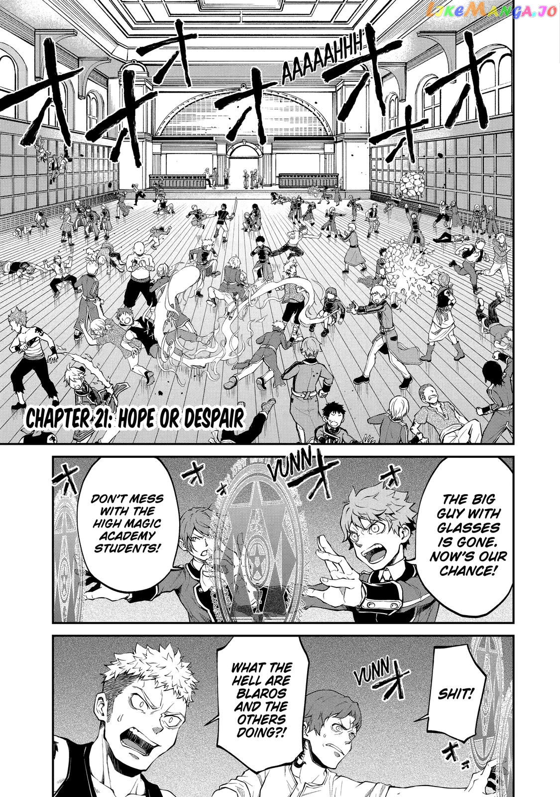 Saisoku Musou no B-kyuu Mahou Tsukai: Ippatsu Utareru Mae ni Senpatsu Uchikaesu! chapter 21 - page 1