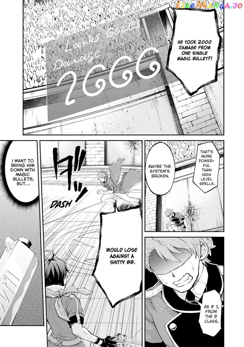 Saisoku Musou no B-kyuu Mahou Tsukai: Ippatsu Utareru Mae ni Senpatsu Uchikaesu! chapter 8 - page 32
